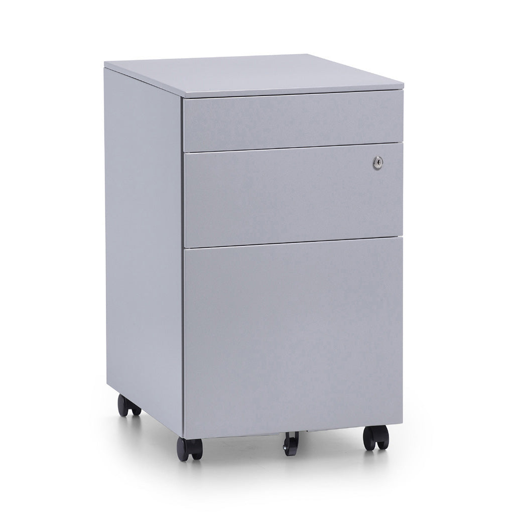 Slimline Mobile Pedestal 2 Drawer 1 File