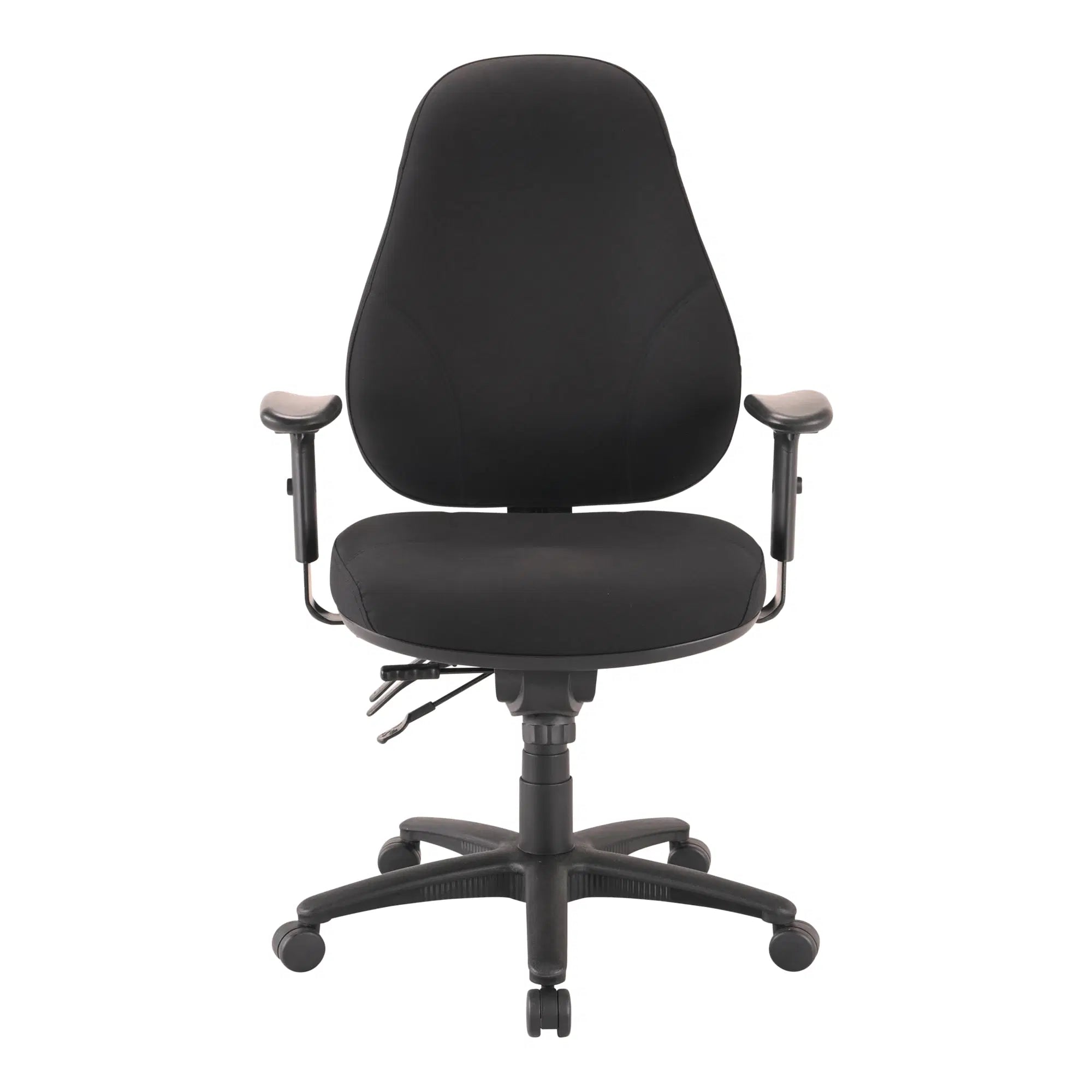 Buro Persona 24/7 High Back Chair with Arms – Black Fabric