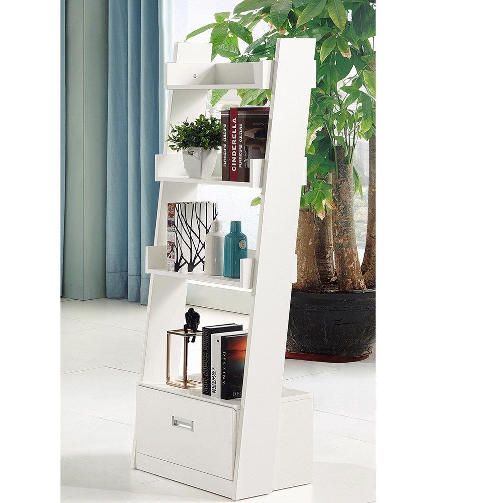 Abilene Tall Shelving Unit 500W x 400D x 1615mmH White 500W x 400D x 1615H White | Office Furniture Designs
