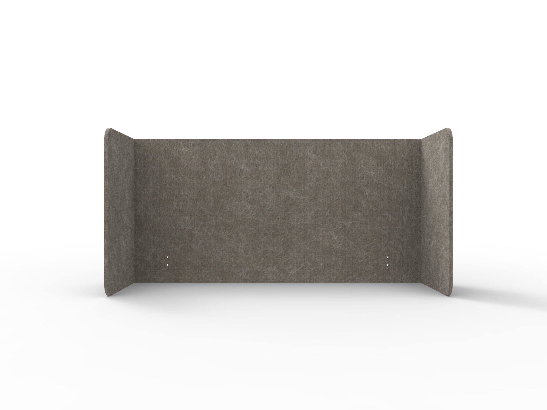 Acouline Double End Wrap Screen - Single Piece - 90 Deg. Cut 2000mm W x 600mm H 24mm Drift | Office Furniture Designs