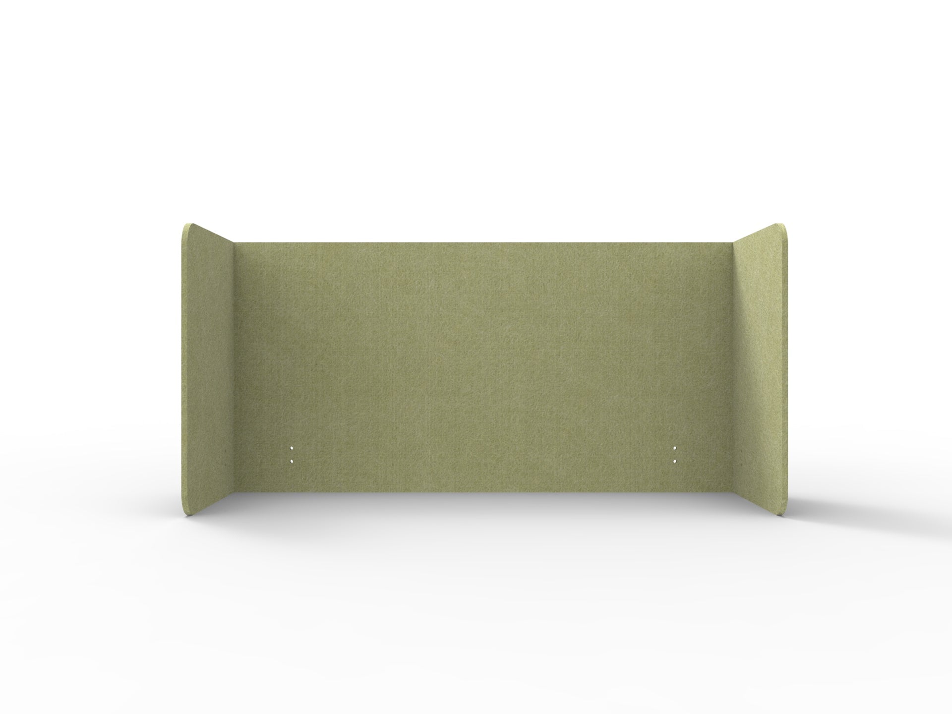 Acouline Double End Wrap Screen - Single Piece - 90 Deg. Cut 2000mm W x 600mm H 24mm Fern | Office Furniture Designs