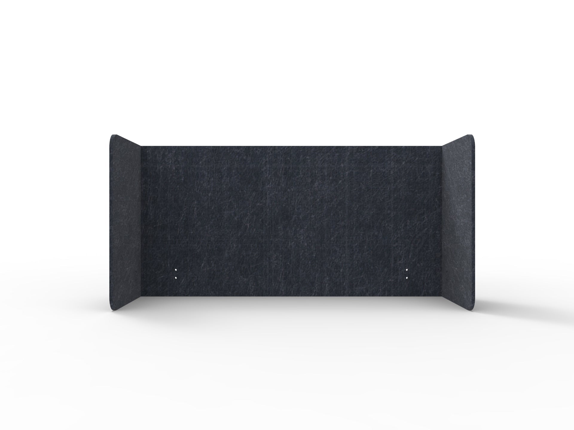 Acouline Double End Wrap Screen - Single Piece - 90 Deg. Cut 2000mm W x 600mm H 24mm Lake | Office Furniture Designs