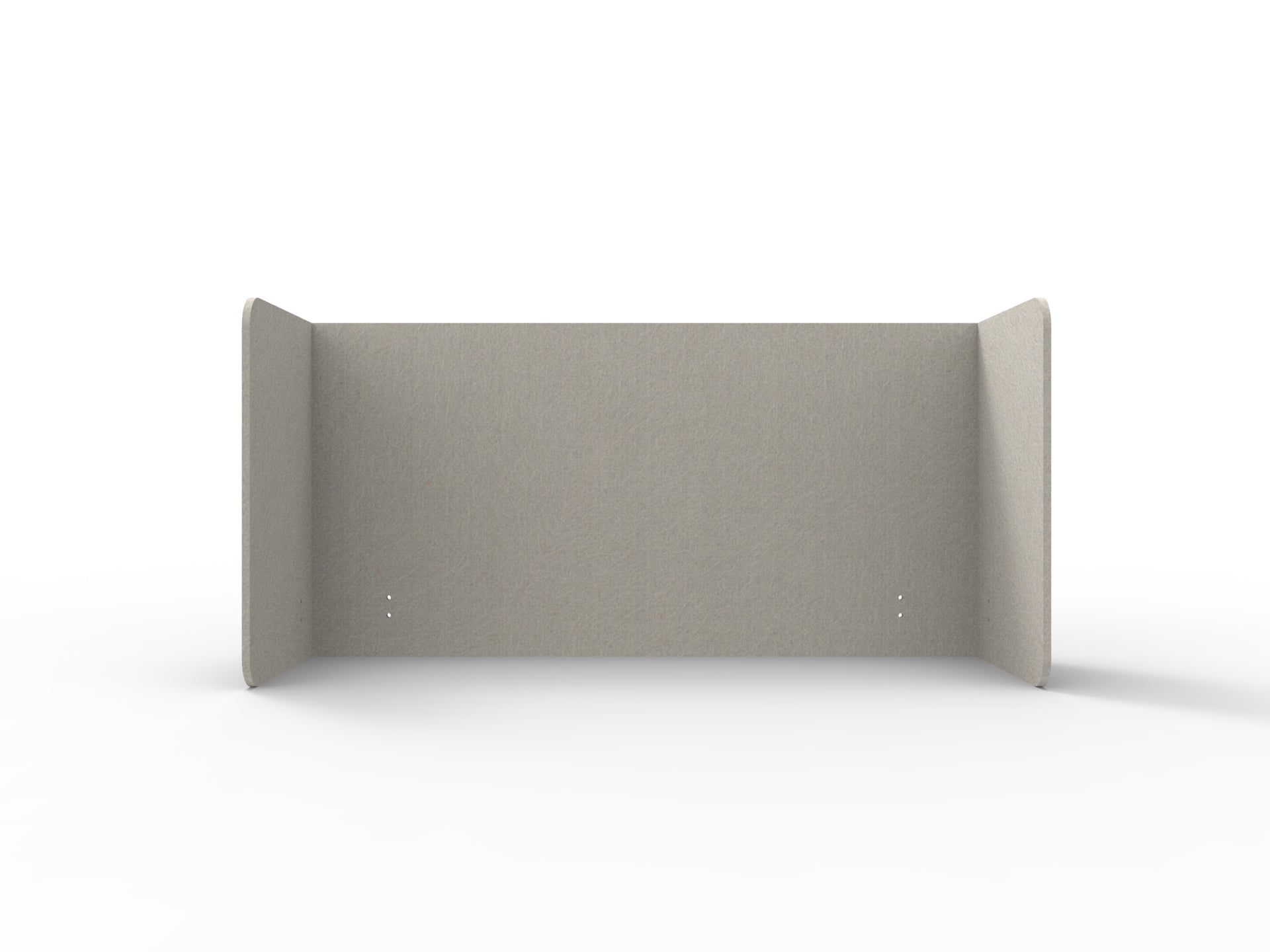 Acouline Double End Wrap Screen - Single Piece - 90 Deg. Cut 2000mm W x 600mm H 24mm Mist | Office Furniture Designs