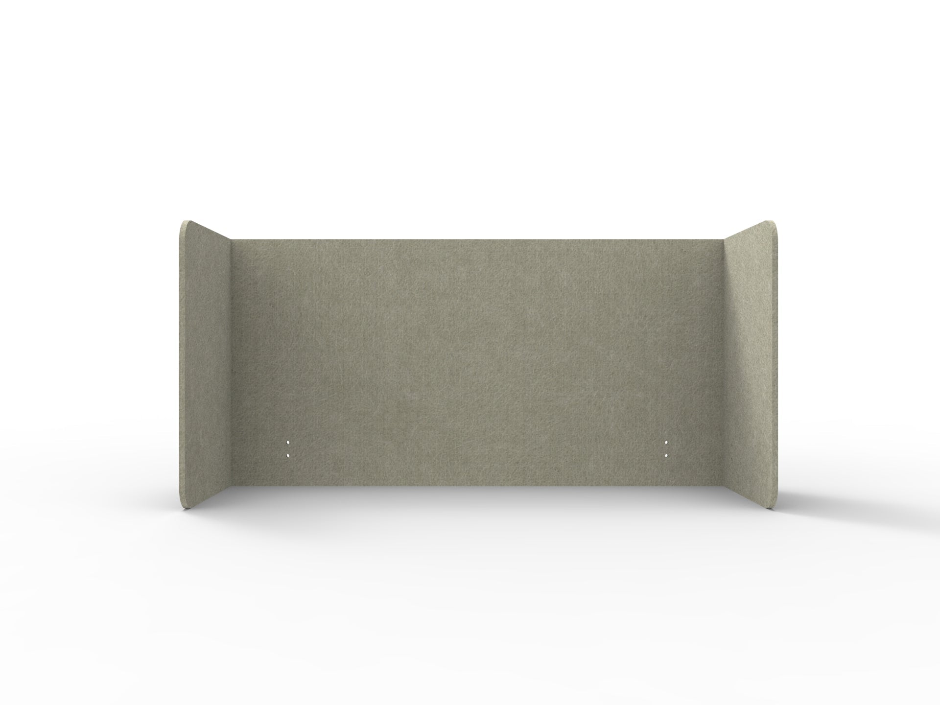 Acouline Double End Wrap Screen - Single Piece - 90 Deg. Cut 2000mm W x 600mm H 24mm Moss | Office Furniture Designs