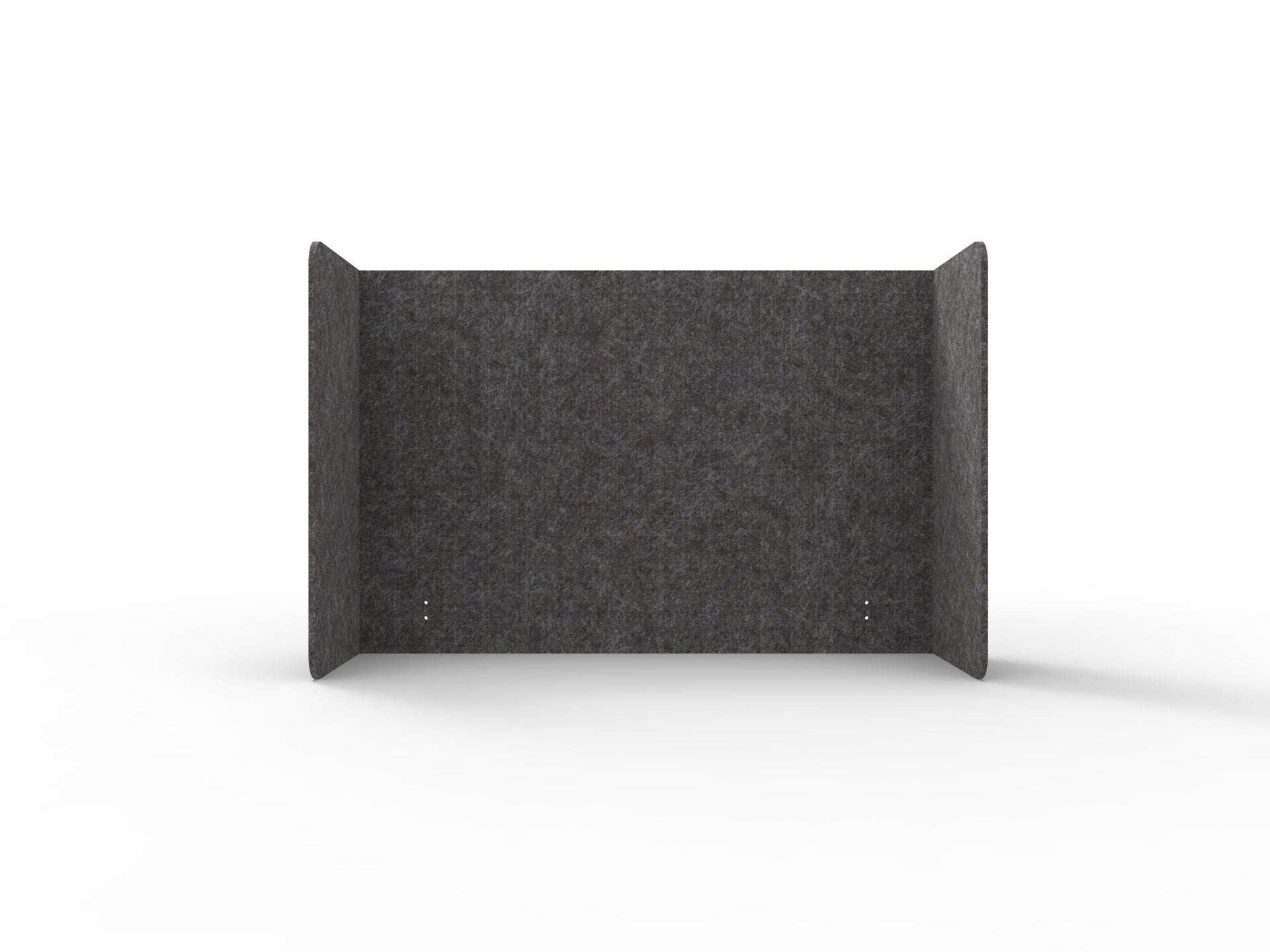 Acouline Double End Wrap Screen - Single Piece - 90 Deg. Cut 2000mm W x 800mm H 24mm Char | Office Furniture Designs