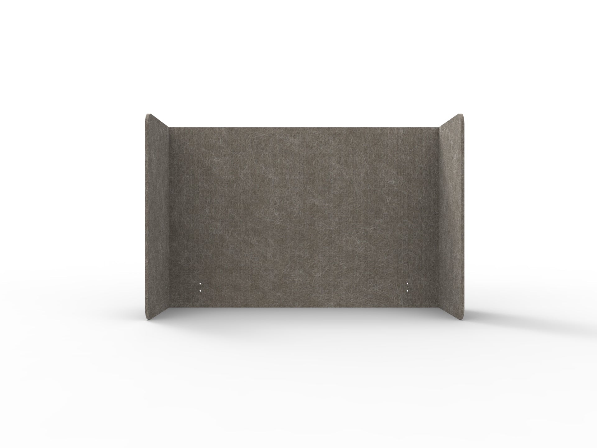Acouline Double End Wrap Screen - Single Piece - 90 Deg. Cut 2000mm W x 800mm H 24mm Drift | Office Furniture Designs