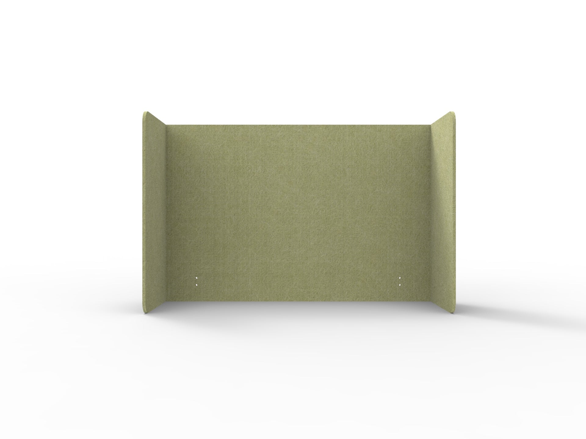 Acouline Double End Wrap Screen - Single Piece - 90 Deg. Cut 2000mm W x 800mm H 24mm Fern | Office Furniture Designs