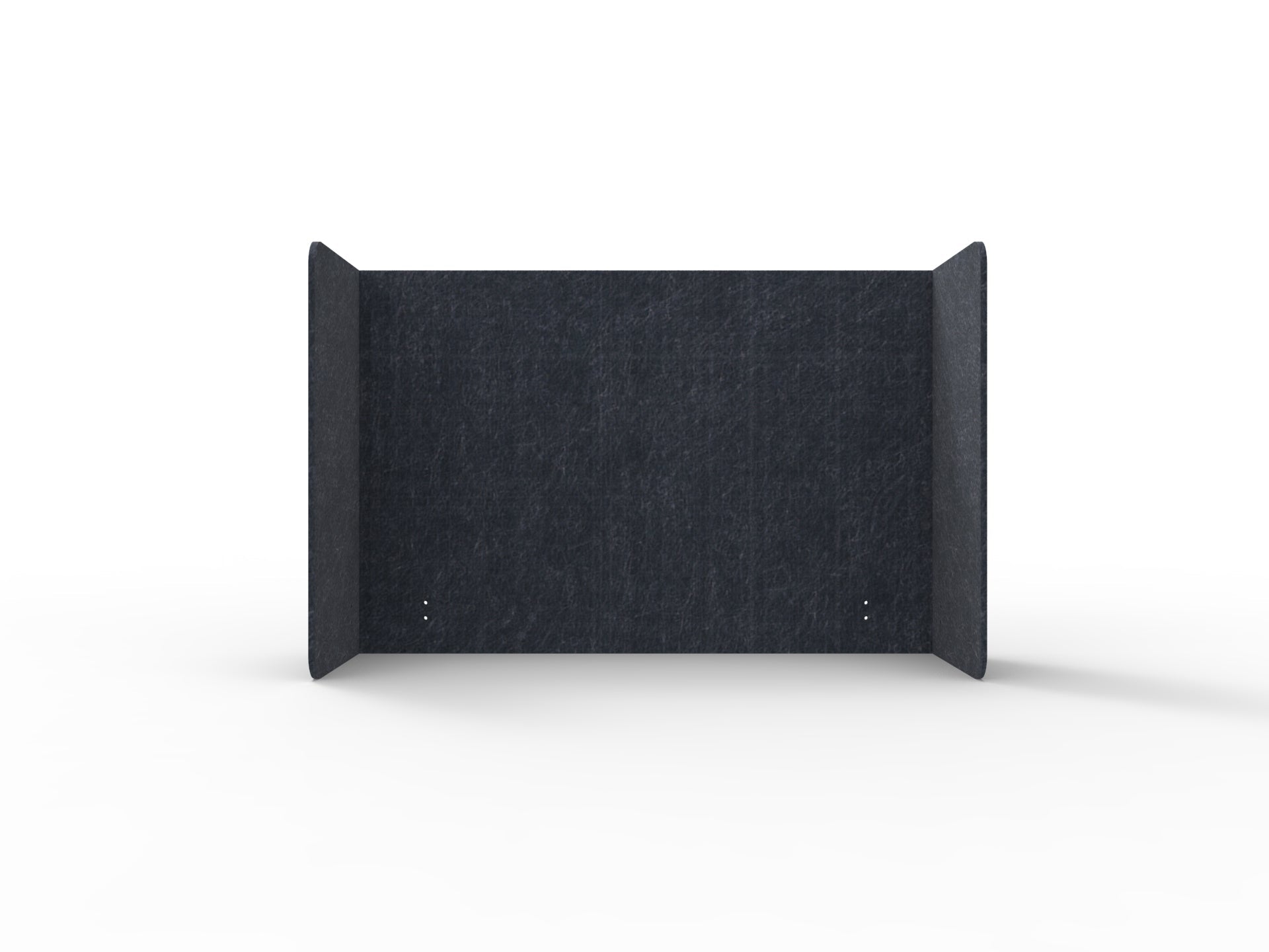 Acouline Double End Wrap Screen - Single Piece - 90 Deg. Cut 2000mm W x 800mm H 24mm Lake | Office Furniture Designs