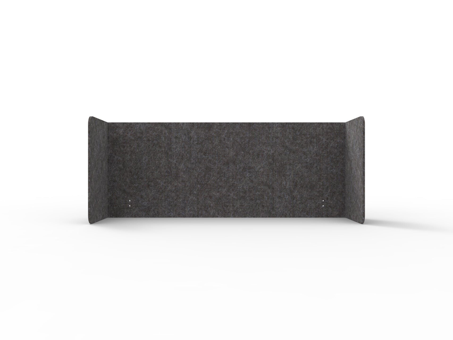 Acouline Double End Wrap Screen - Single Piece - 90 Deg. Cut 2300mm W x 600mm H 24mm Char | Office Furniture Designs