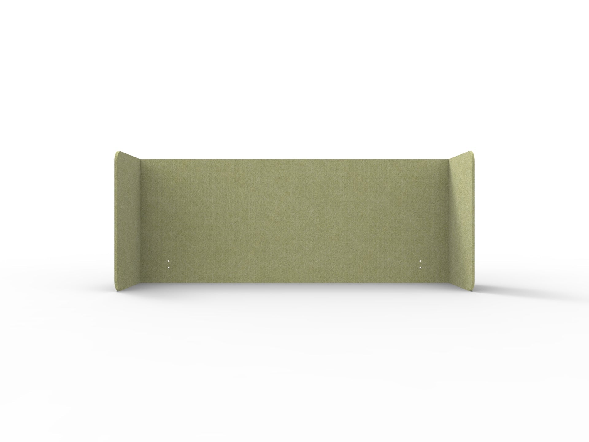 Acouline Double End Wrap Screen - Single Piece - 90 Deg. Cut 2300mm W x 600mm H 24mm Fern | Office Furniture Designs