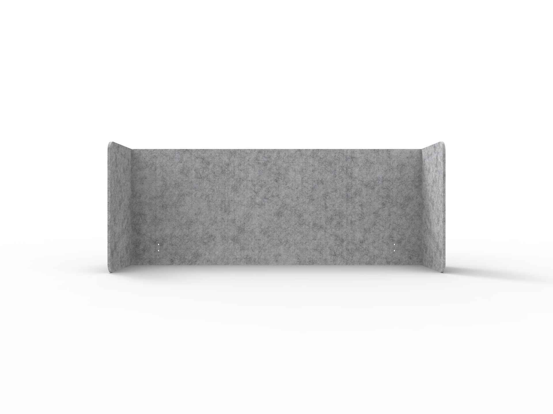 Acouline Double End Wrap Screen - Single Piece - 90 Deg. Cut 2300mm W x 600mm H 24mm Flint | Office Furniture Designs