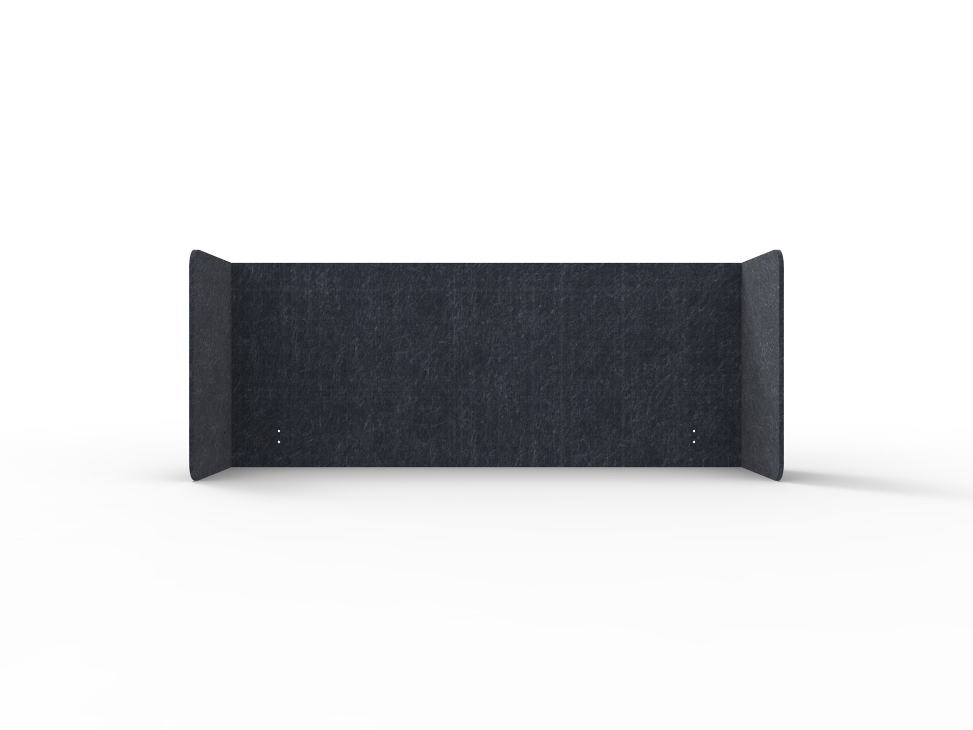 Acouline Double End Wrap Screen - Single Piece - 90 Deg. Cut 2300mm W x 600mm H 24mm Lake | Office Furniture Designs