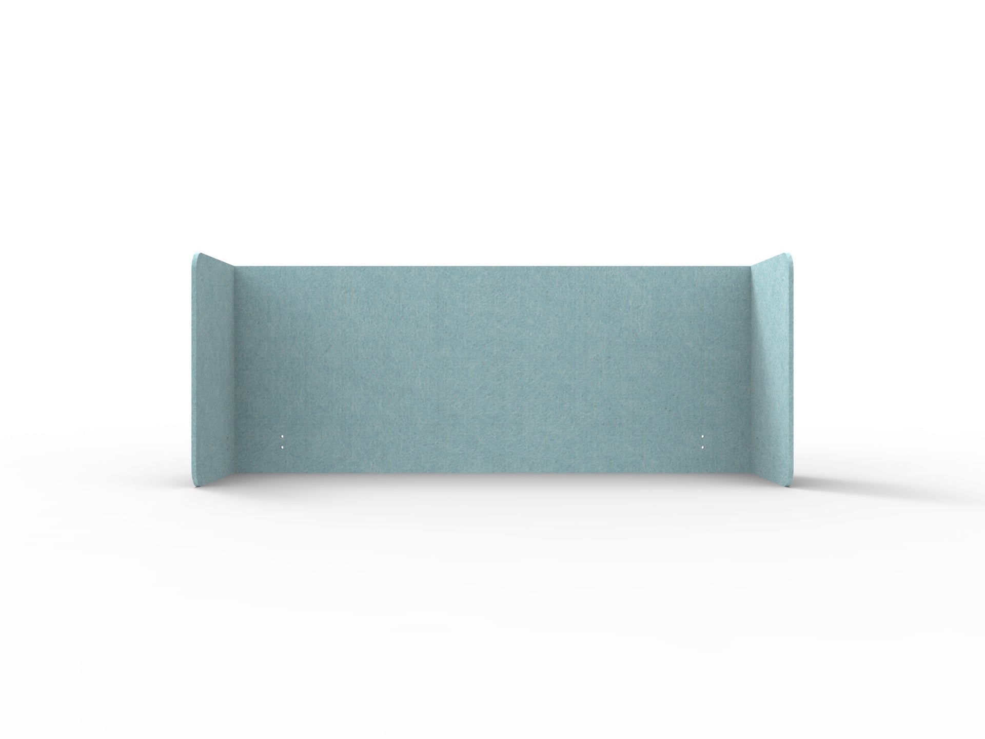 Acouline Double End Wrap Screen - Single Piece - 90 Deg. Cut 2300mm W x 600mm H 24mm Stream | Office Furniture Designs
