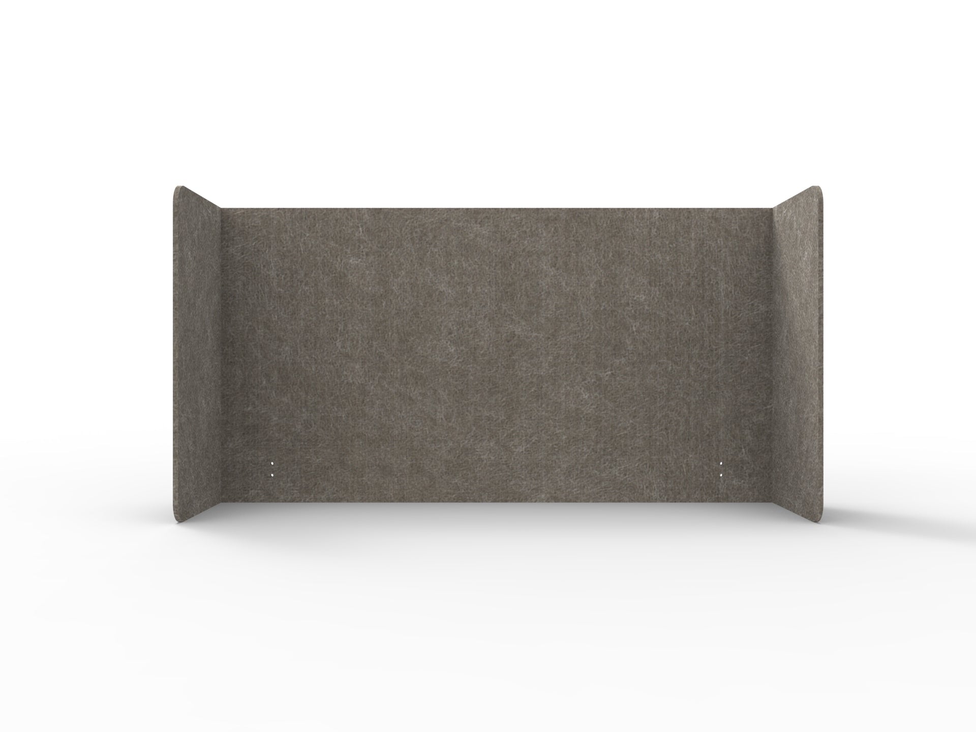 Acouline Double End Wrap Screen - Single Piece - 90 Deg. Cut 2300mm W x 800mm H 24mm Drift | Office Furniture Designs
