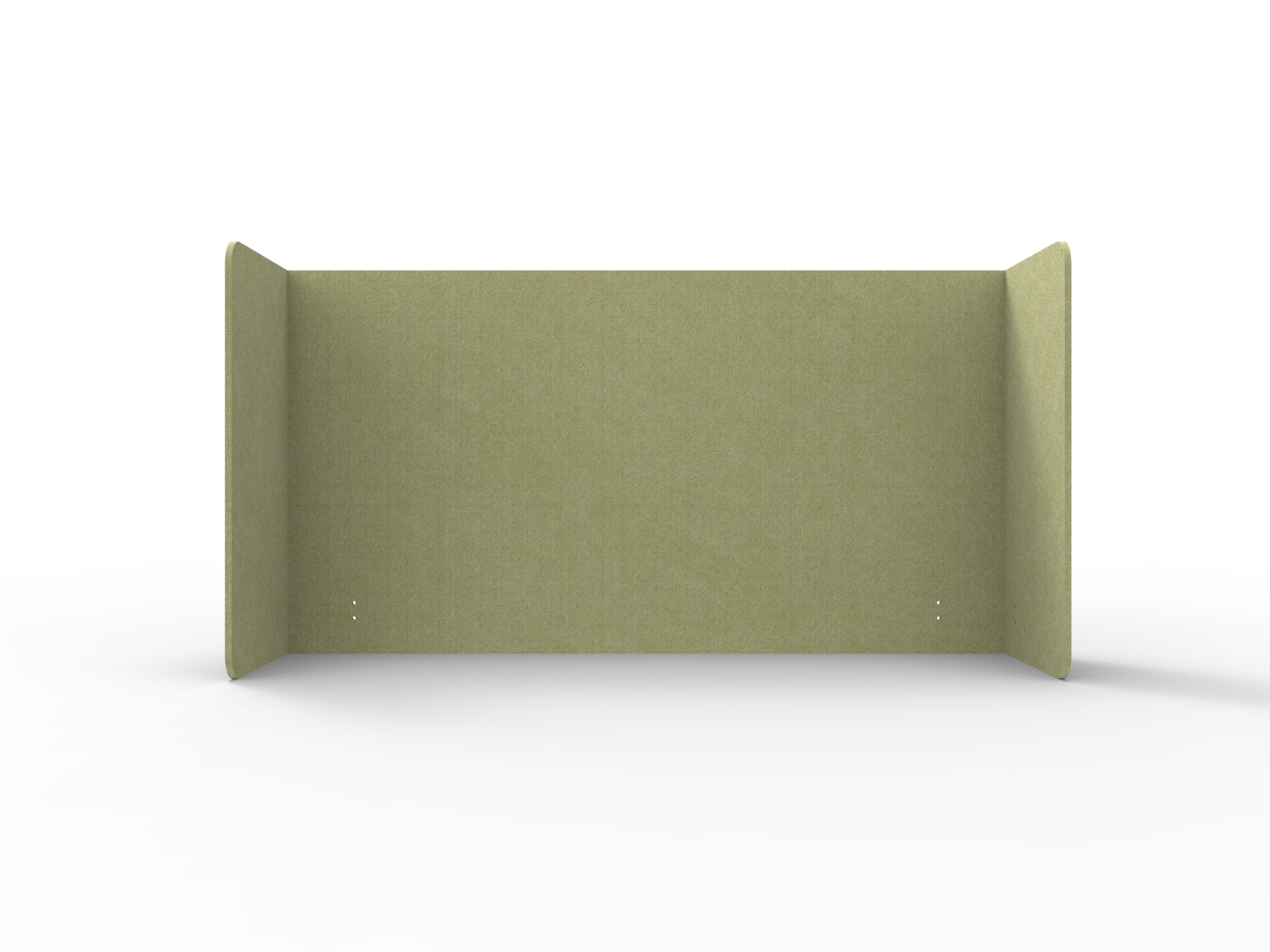 Acouline Double End Wrap Screen - Single Piece - 90 Deg. Cut 2300mm W x 800mm H 24mm Fern | Office Furniture Designs
