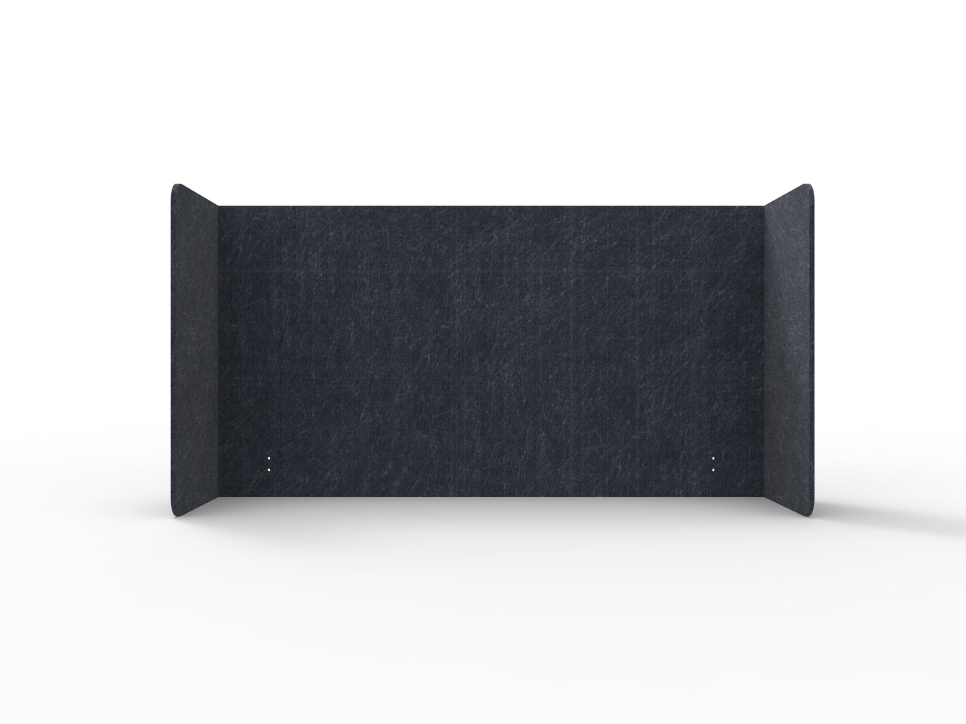 Acouline Double End Wrap Screen - Single Piece - 90 Deg. Cut 2300mm W x 800mm H 24mm Lake | Office Furniture Designs