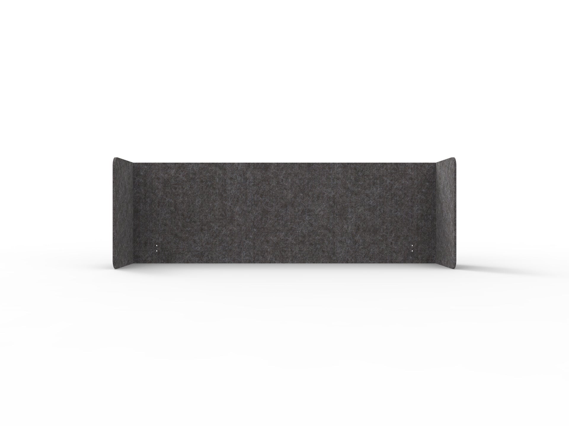 Acouline Double End Wrap Screen - Single Piece - 90 Deg. Cut 2600mm W x 600mm H 24mm Char | Office Furniture Designs
