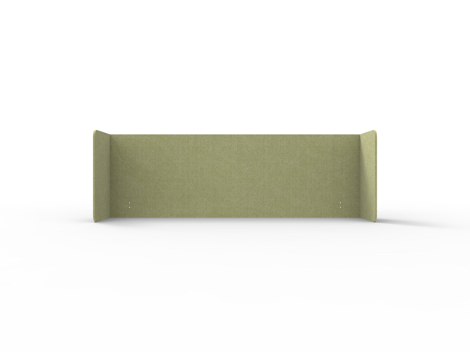 Acouline Double End Wrap Screen - Single Piece - 90 Deg. Cut 2600mm W x 600mm H 24mm Fern | Office Furniture Designs