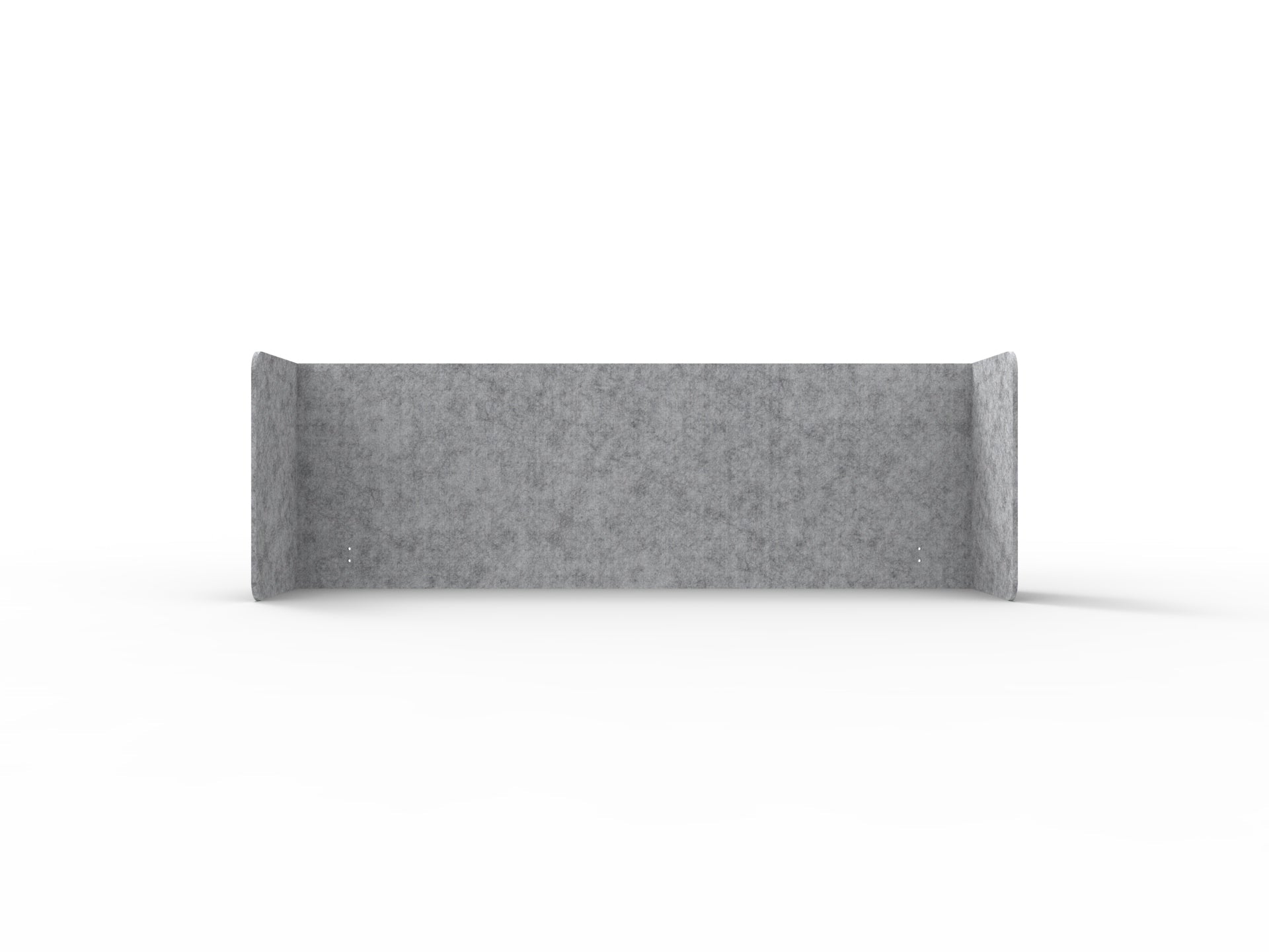 Acouline Double End Wrap Screen - Single Piece - 90 Deg. Cut 2600mm W x 600mm H 24mm Flint | Office Furniture Designs