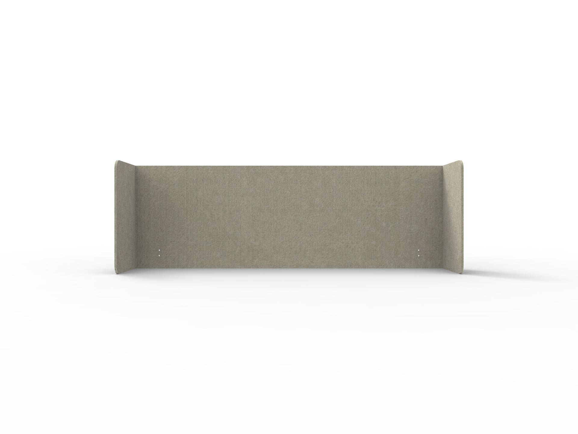 Acouline Double End Wrap Screen - Single Piece - 90 Deg. Cut 2600mm W x 600mm H 24mm Moss | Office Furniture Designs