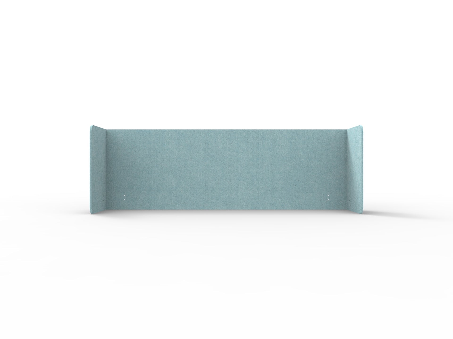 Acouline Double End Wrap Screen - Single Piece - 90 Deg. Cut 2600mm W x 600mm H 24mm Stream | Office Furniture Designs