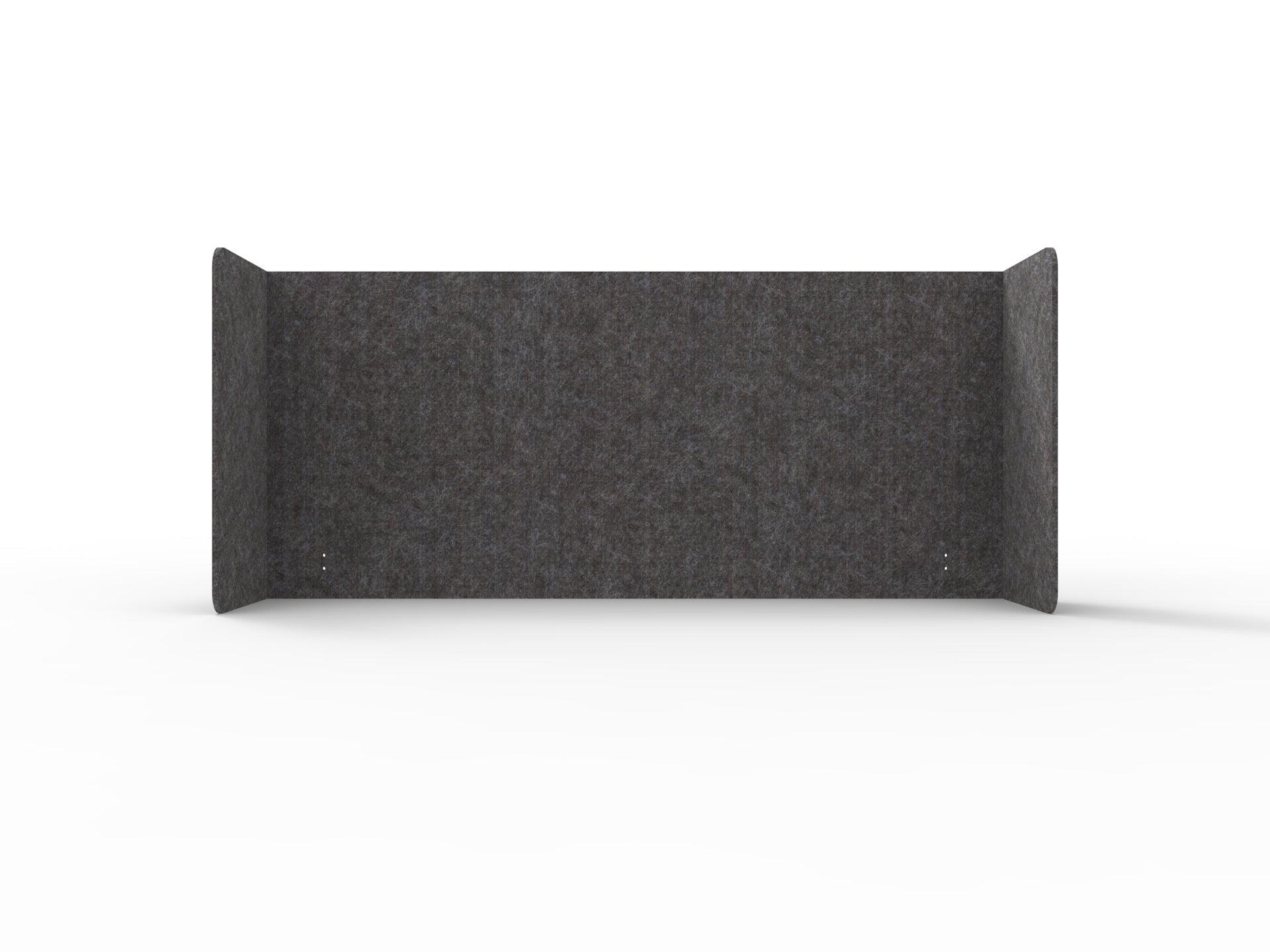 Acouline Double End Wrap Screen - Single Piece - 90 Deg. Cut 2600mm W x 800mm H 24mm Char | Office Furniture Designs