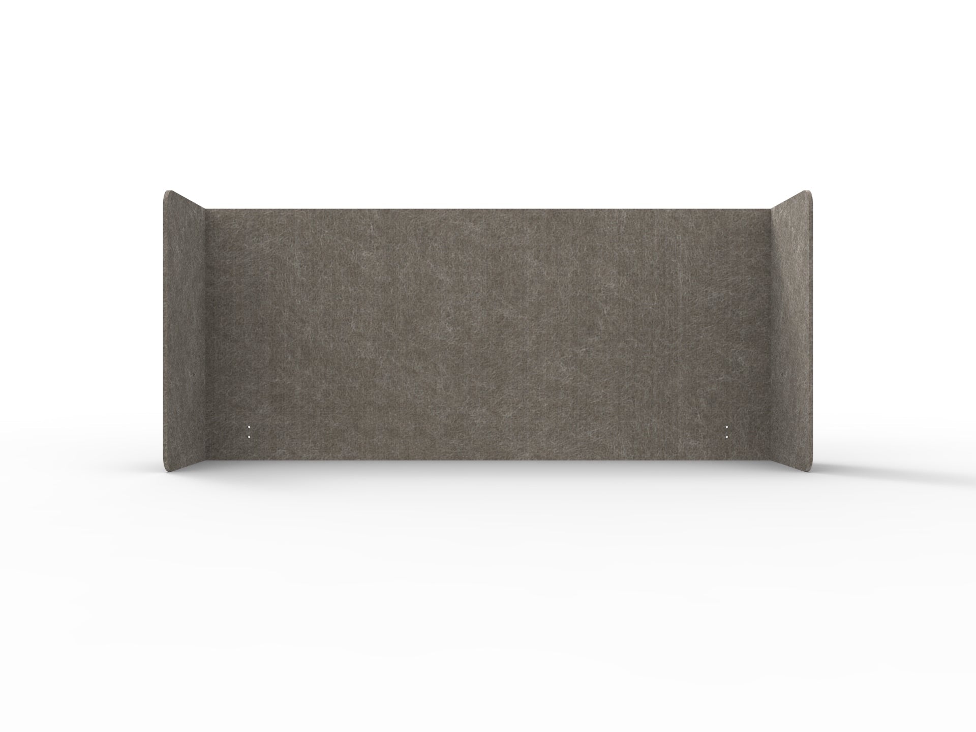 Acouline Double End Wrap Screen - Single Piece - 90 Deg. Cut 2600mm W x 800mm H 24mm Drift | Office Furniture Designs