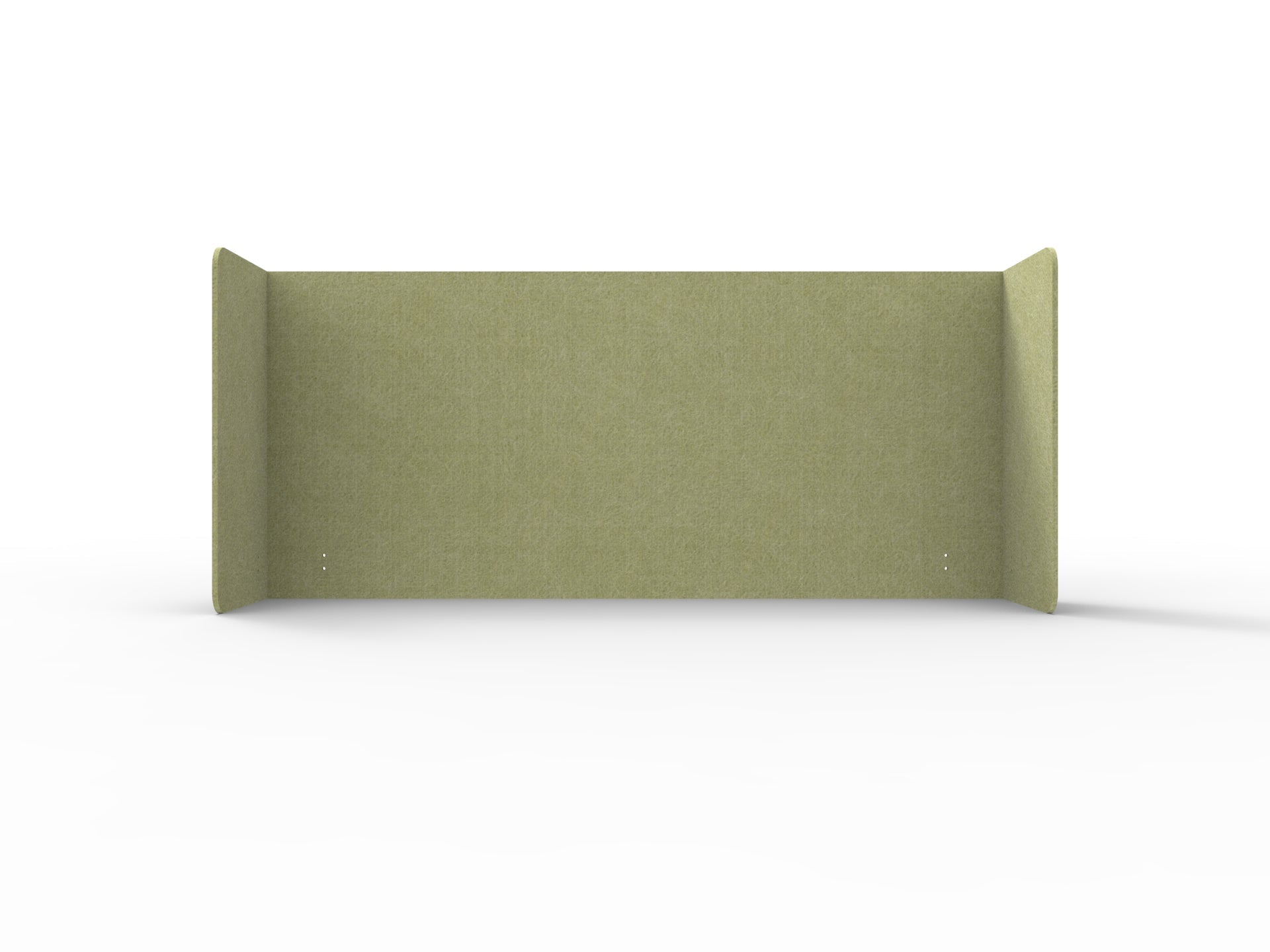 Acouline Double End Wrap Screen - Single Piece - 90 Deg. Cut 2600mm W x 800mm H 24mm Fern | Office Furniture Designs