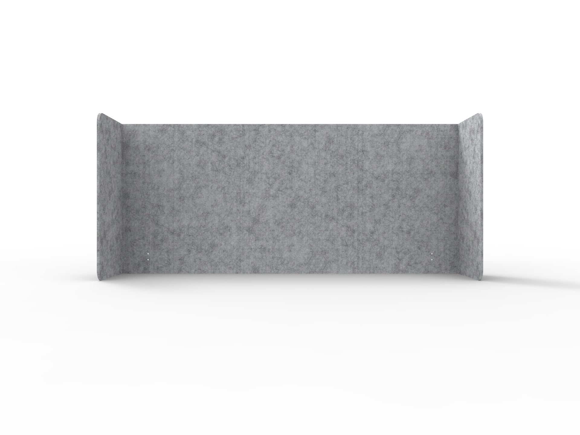 Acouline Double End Wrap Screen - Single Piece - 90 Deg. Cut 2600mm W x 800mm H 24mm Flint | Office Furniture Designs