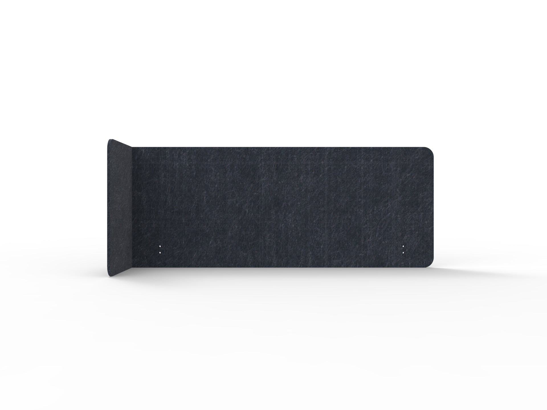 Acouline Single End Wrap Screen - 90 Deg. Cut Left Hand Return 1900mm W x 600mm H x 12mm T Lake | Office Furniture Designs