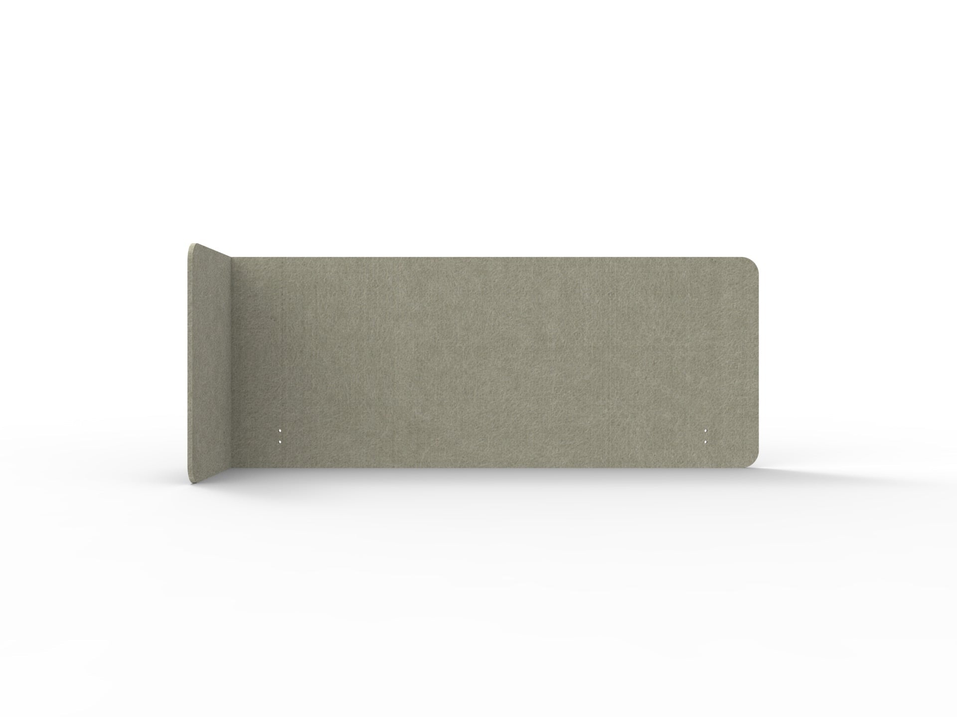 Acouline Single End Wrap Screen - 90 Deg. Cut Left Hand Return 1900mm W x 600mm H x 12mm T Moss | Office Furniture Designs