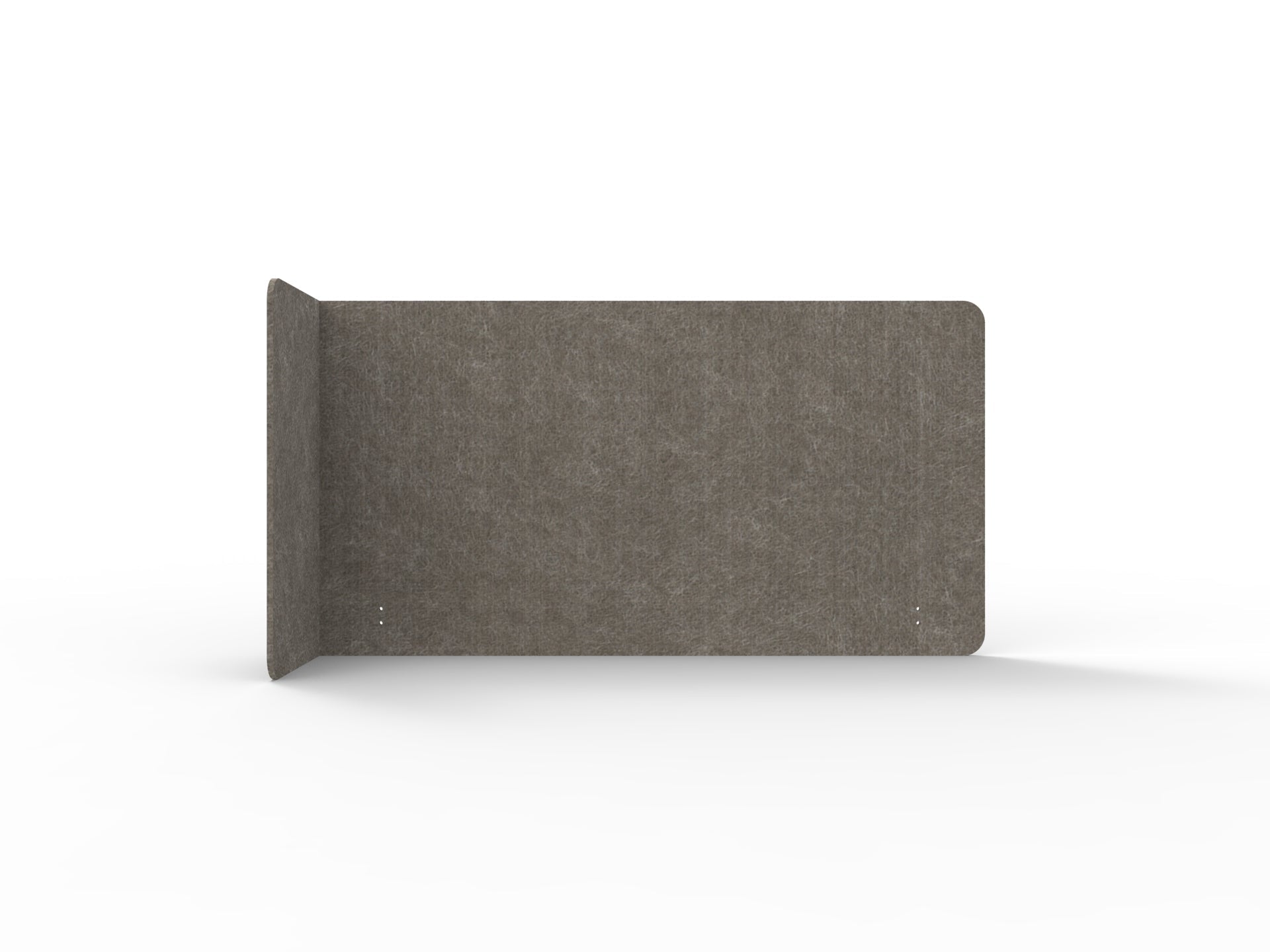 Acouline Single End Wrap Screen - 90 Deg. Cut Left Hand Return 1900mm W x 800mm H x 12mm T Drift | Office Furniture Designs