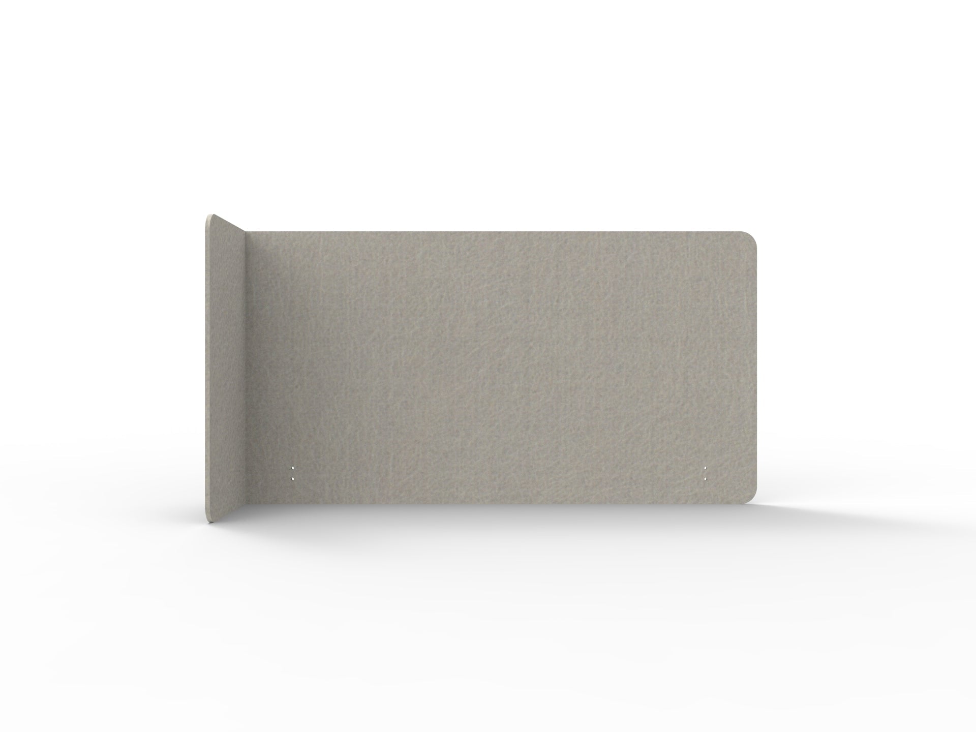Acouline Single End Wrap Screen - 90 Deg. Cut Left Hand Return 1900mm W x 800mm H x 12mm T Mist | Office Furniture Designs
