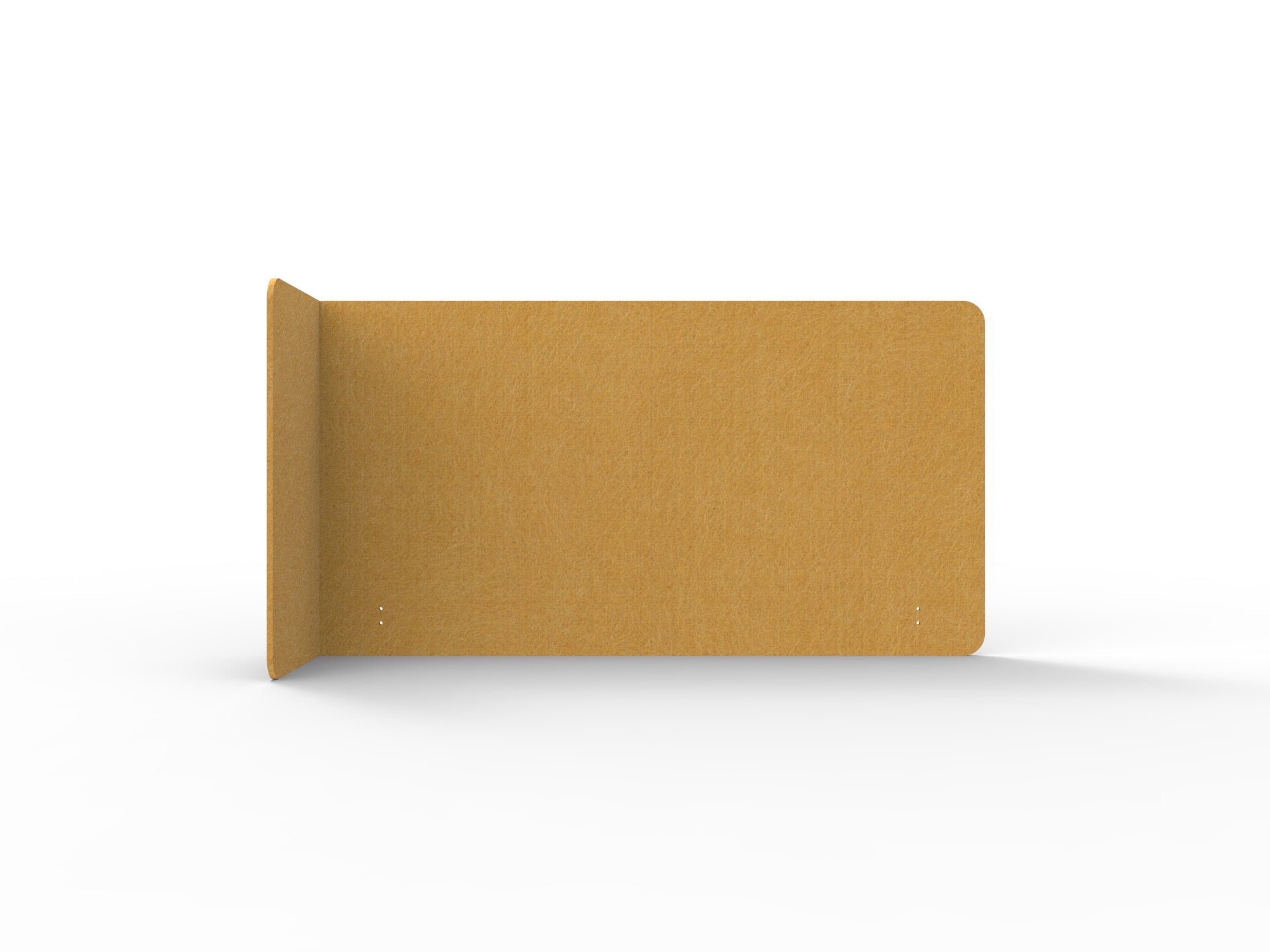 Acouline Single End Wrap Screen - 90 Deg. Cut Left Hand Return 1900mm W x 800mm H x 12mm T Reed | Office Furniture Designs