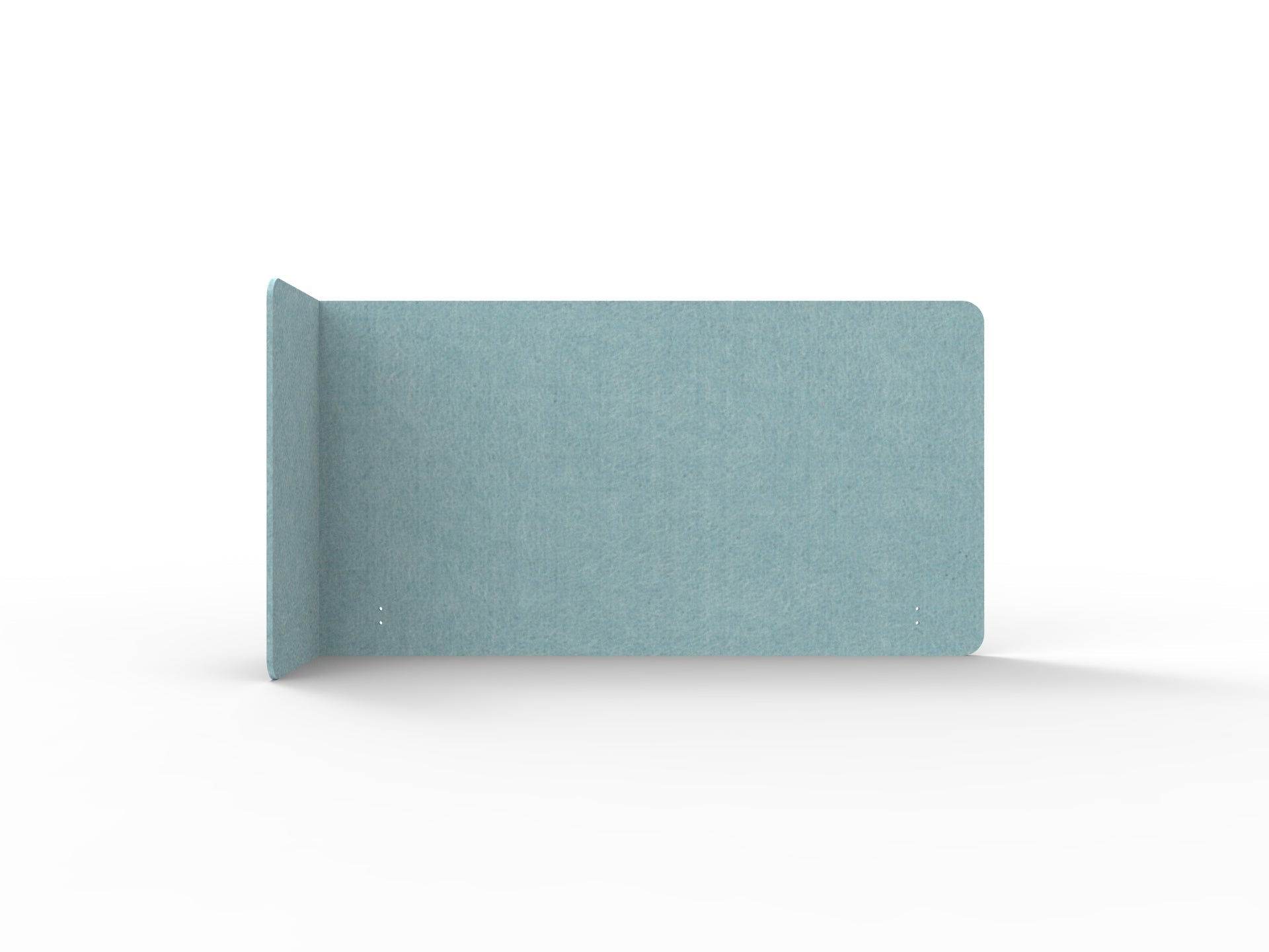 Acouline Single End Wrap Screen - 90 Deg. Cut Left Hand Return 1900mm W x 800mm H x 12mm T Stream | Office Furniture Designs