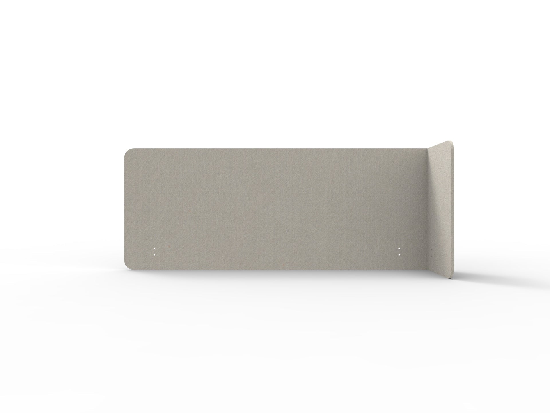 Acouline Single End Wrap Screen - 90 Deg. Cut Right Hand Return 1900mm W x 600mm H x 12mm T Mist | Office Furniture Designs