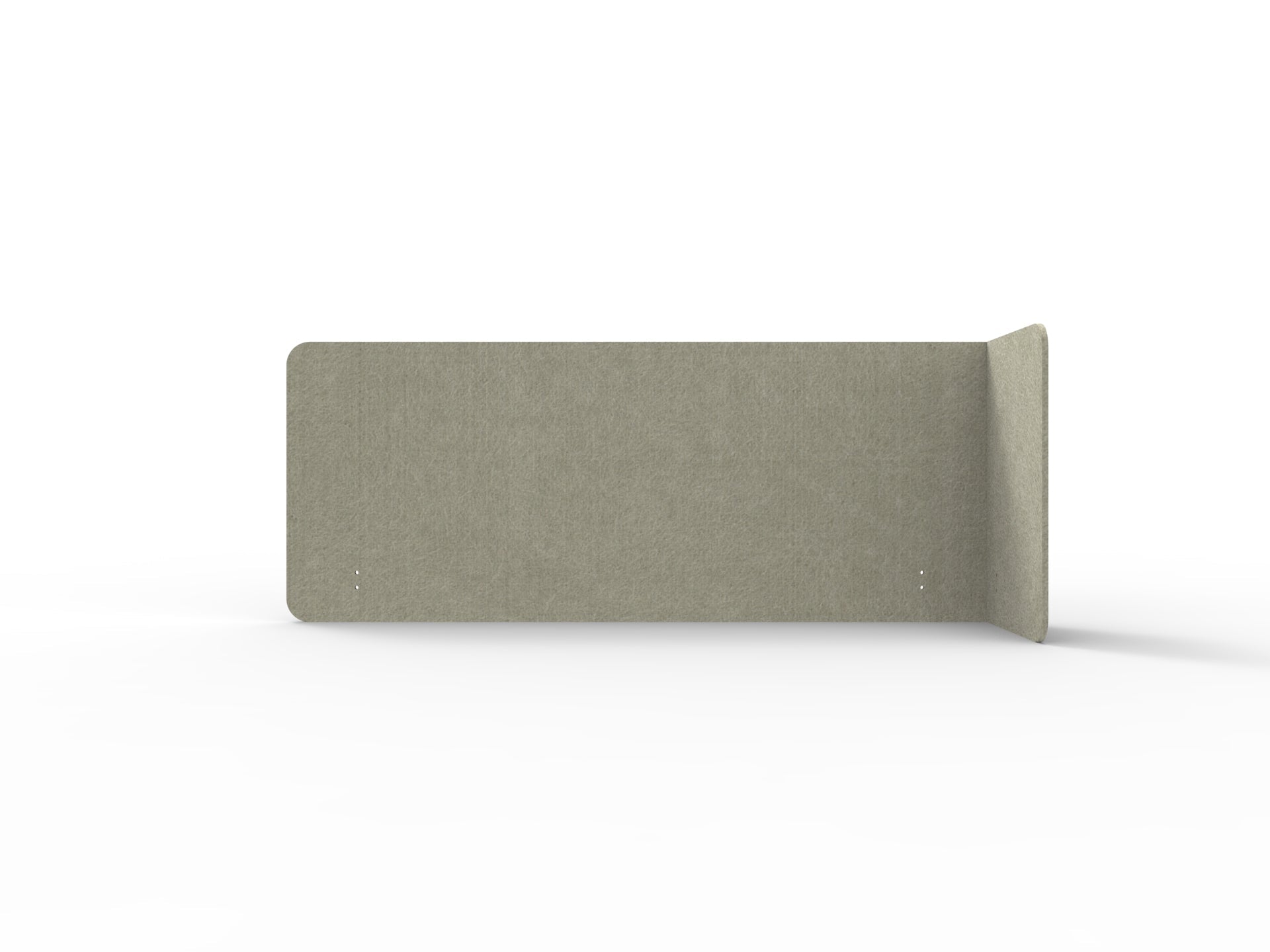 Acouline Single End Wrap Screen - 90 Deg. Cut Right Hand Return 1900mm W x 600mm H x 12mm T Moss | Office Furniture Designs