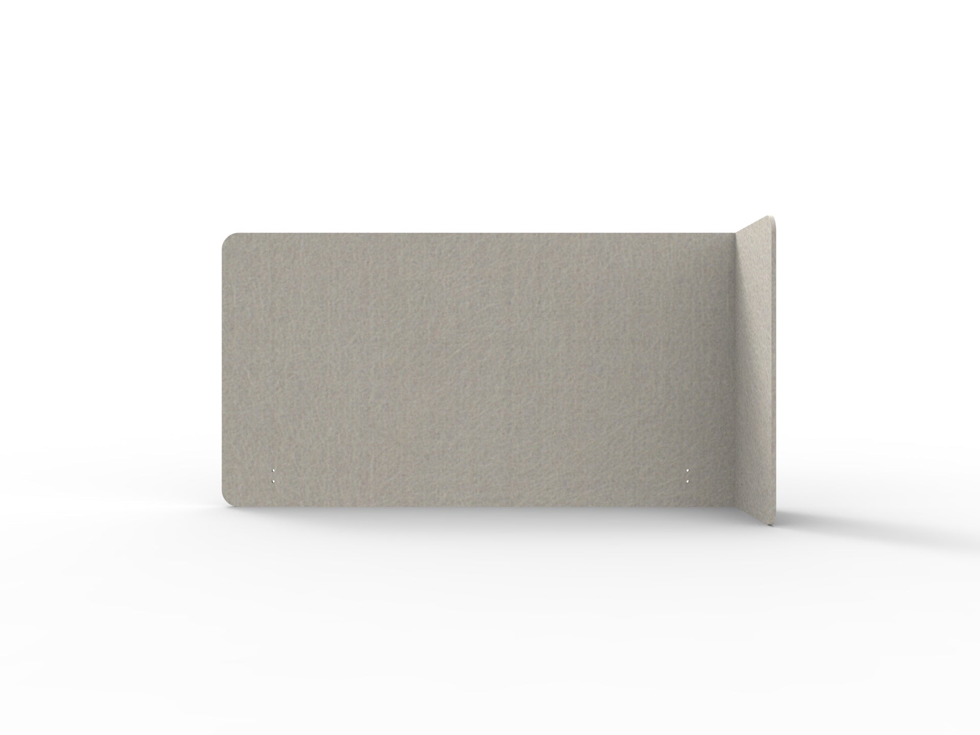 Acouline Single End Wrap Screen - 90 Deg. Cut Right Hand Return 1900mm W x 800mm H x 12mm T Mist | Office Furniture Designs