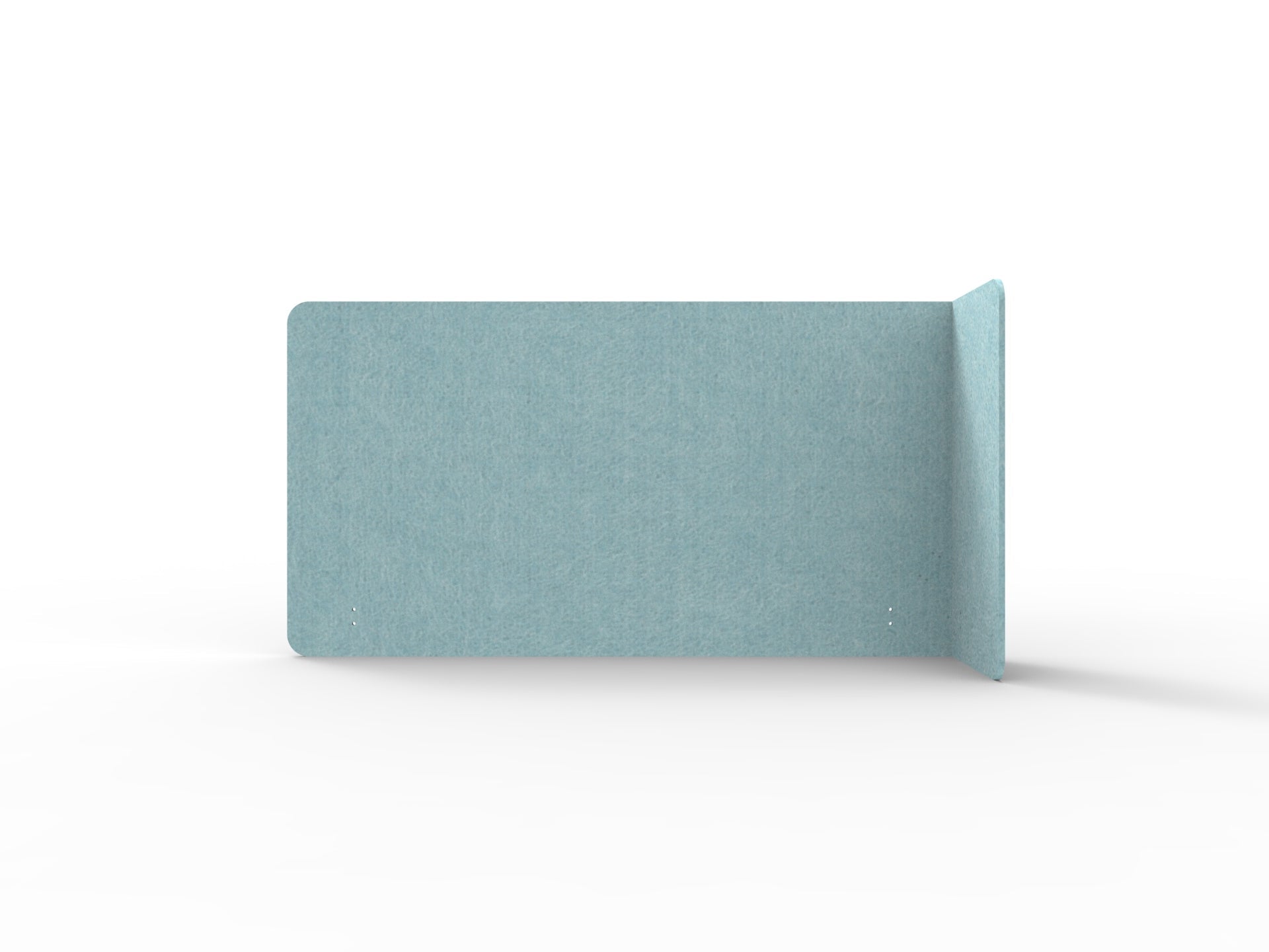 Acouline Single End Wrap Screen - 90 Deg. Cut Right Hand Return 1900mm W x 800mm H x 12mm T Stream | Office Furniture Designs