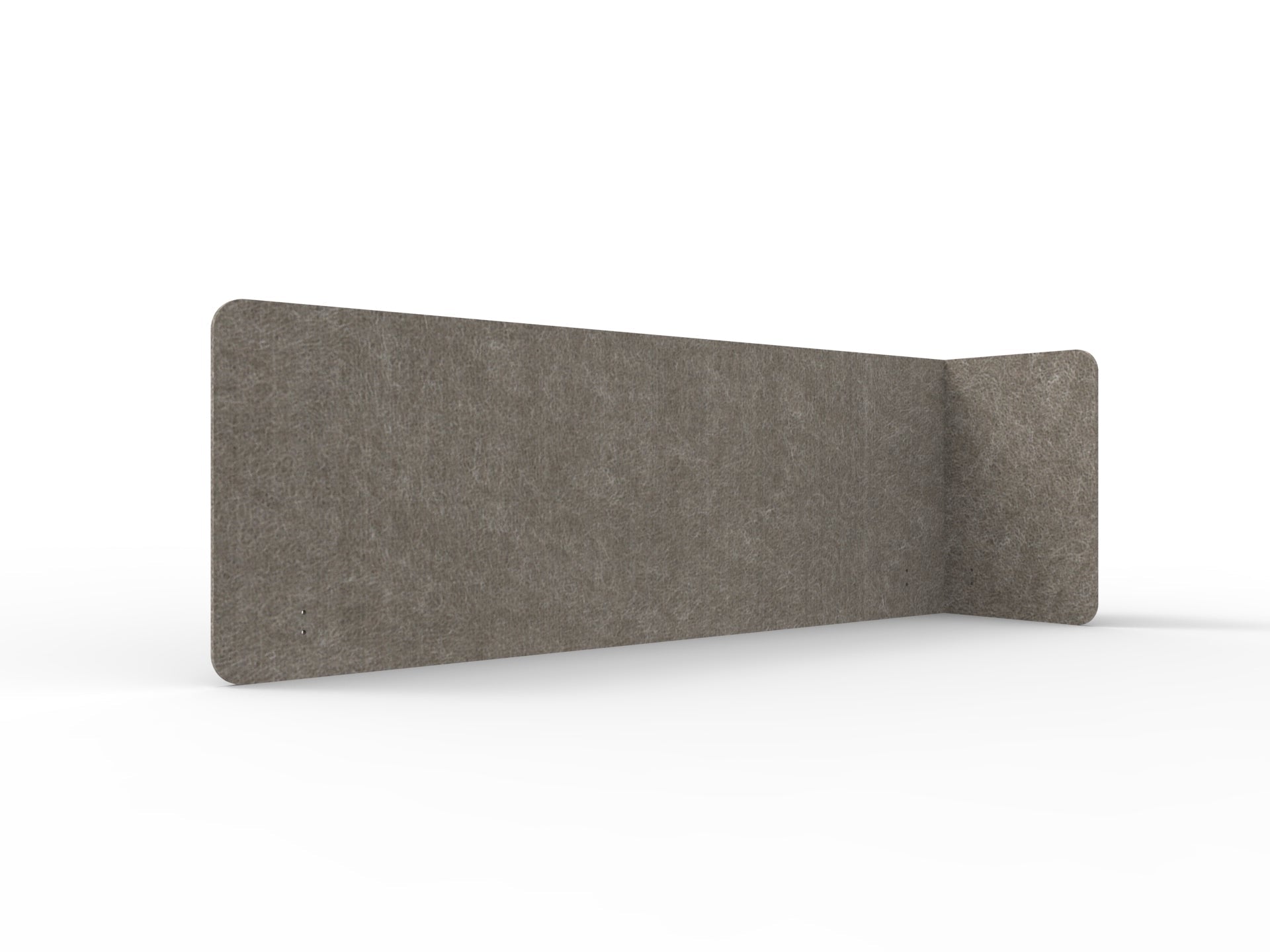 Acouline Single End Wrap Screen - 90 Deg. Cut Right Hand Return 2200mm W x 600mm H x 12mm T Drift | Office Furniture Designs