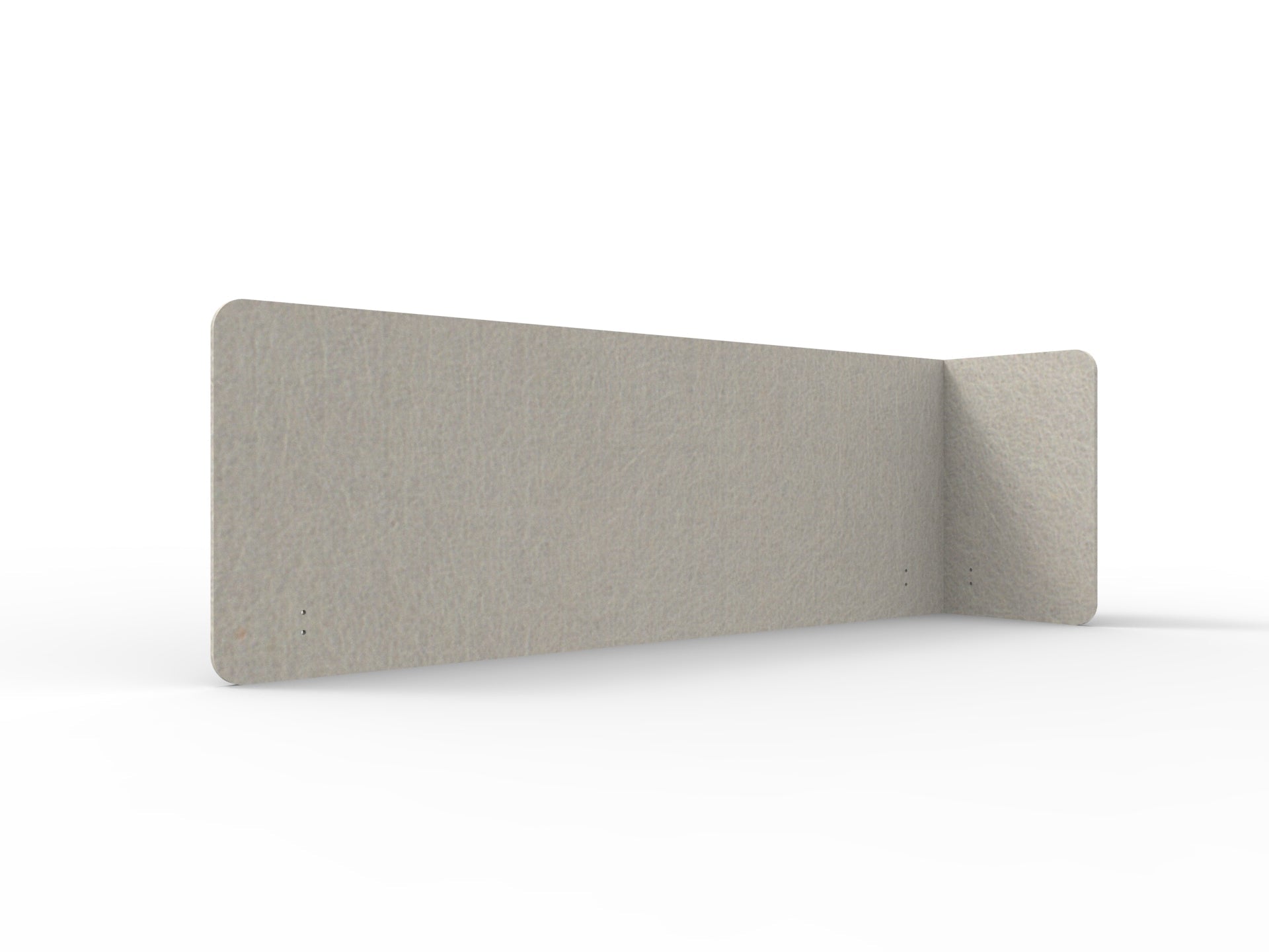 Acouline Single End Wrap Screen - 90 Deg. Cut Right Hand Return 2200mm W x 600mm H x 12mm T Mist | Office Furniture Designs