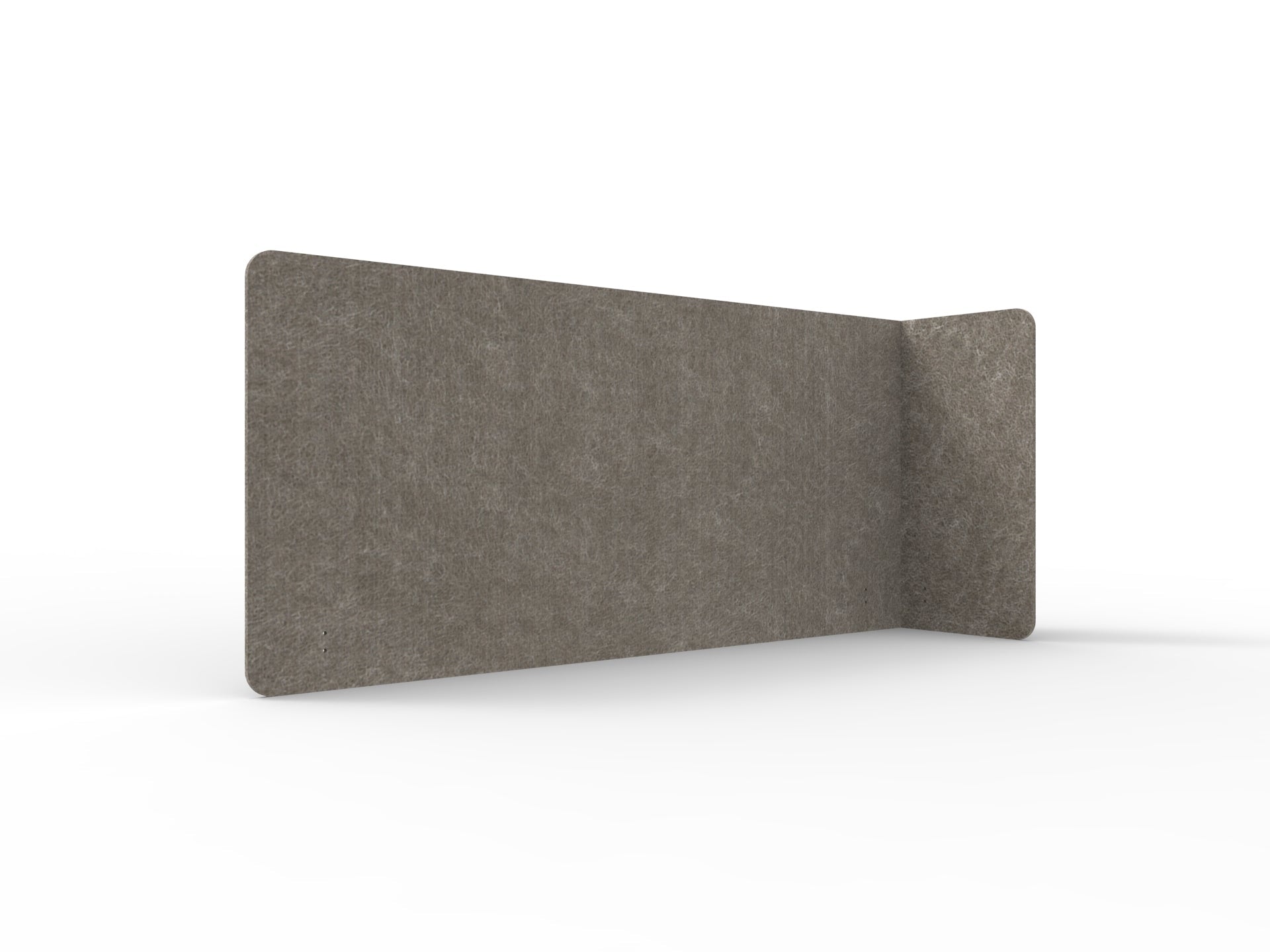 Acouline Single End Wrap Screen - 90 Deg. Cut Right Hand Return 2200mm W x 800mm H x 12mm T Drift | Office Furniture Designs