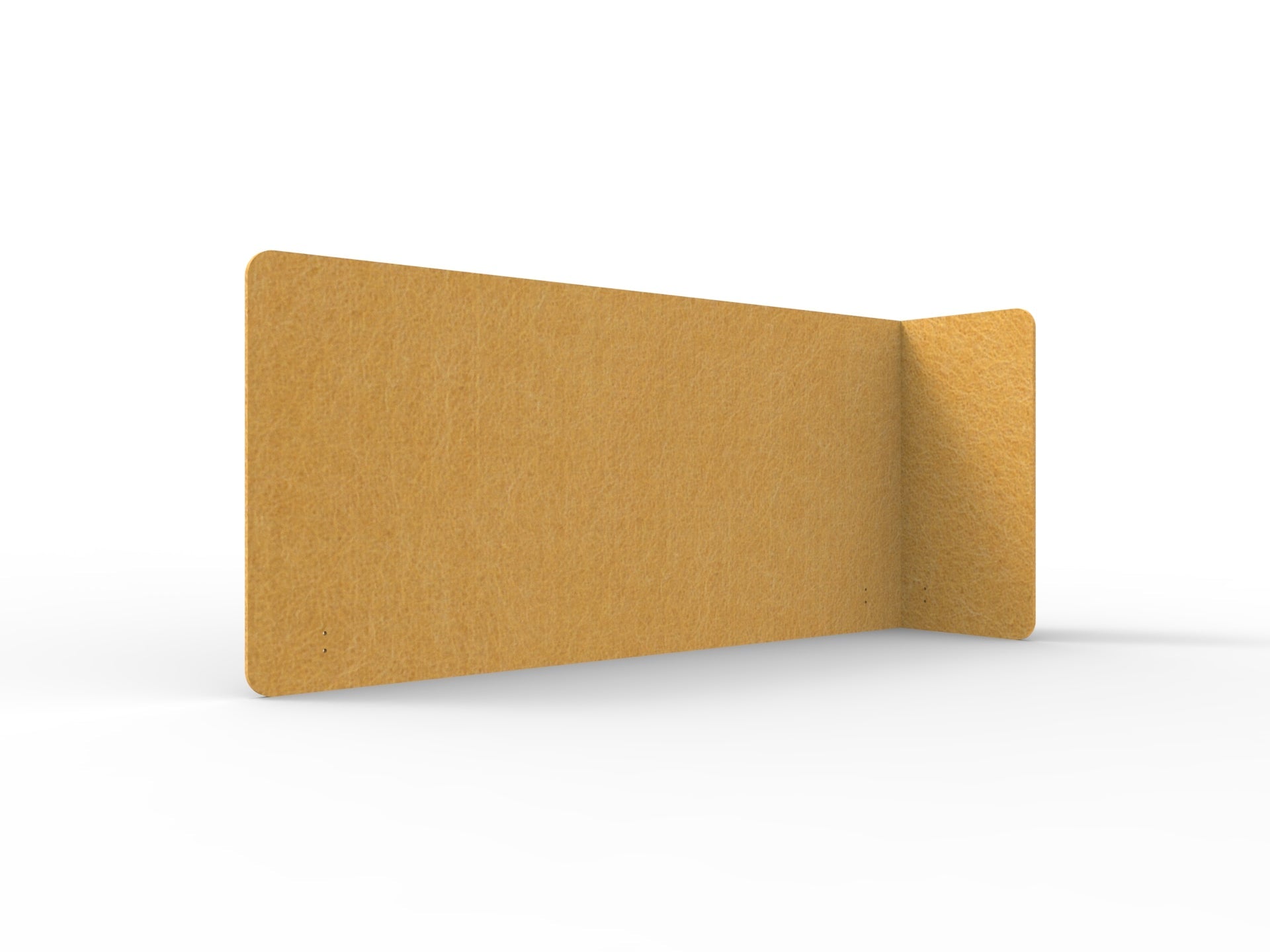Acouline Single End Wrap Screen - 90 Deg. Cut Right Hand Return 2200mm W x 800mm H x 12mm T Reed | Office Furniture Designs