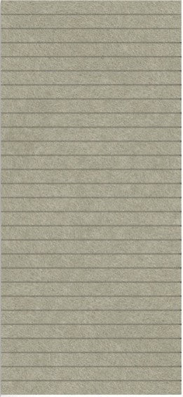 Acouline Wall Panel - V Groove Horizon 12mm Flint | Office Furniture Designs