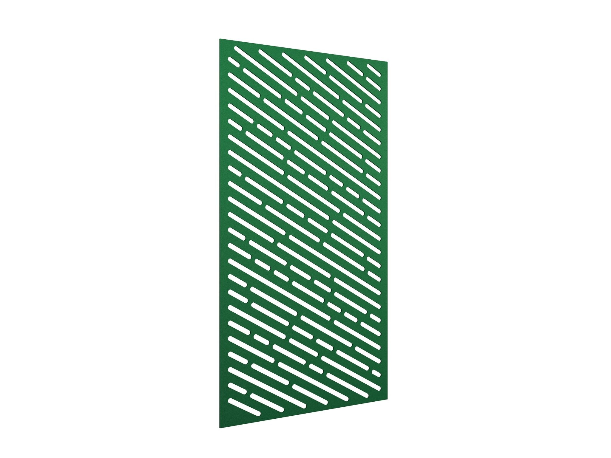 AcoustiQ Hanging Panels - Angle Slots Green | Office Furniture Designs
