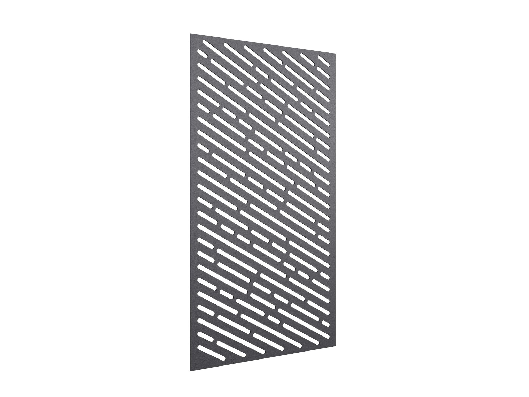 AcoustiQ Hanging Panels - Angle Slots Grey | Office Furniture Designs