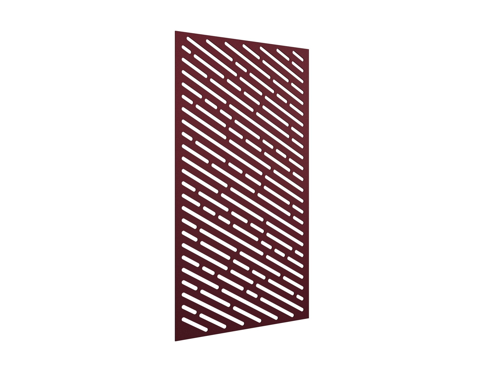 AcoustiQ Hanging Panels - Angle Slots Maroon | Office Furniture Designs