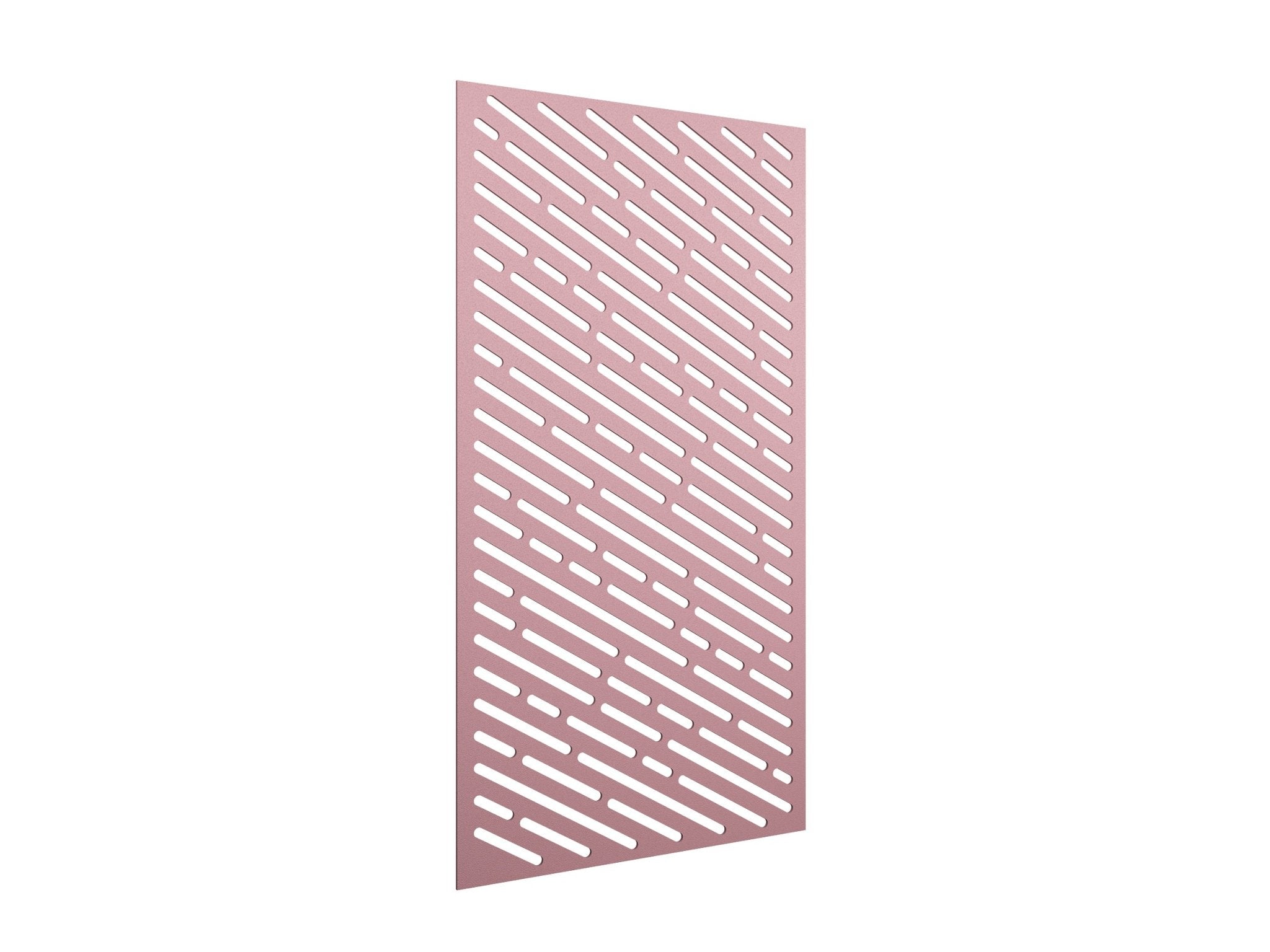 AcoustiQ Hanging Panels - Angle Slots Pink | Office Furniture Designs