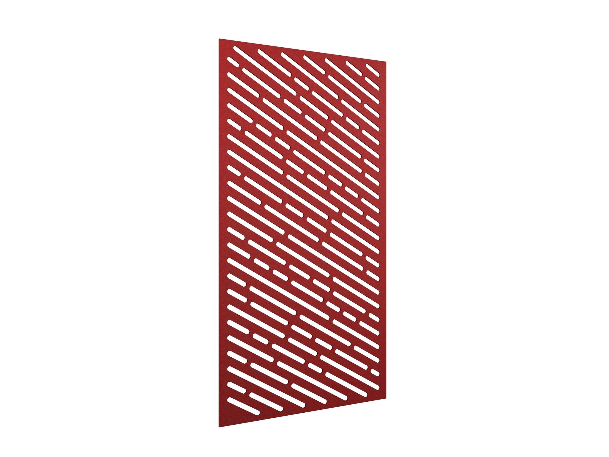 AcoustiQ Hanging Panels - Angle Slots Red | Office Furniture Designs