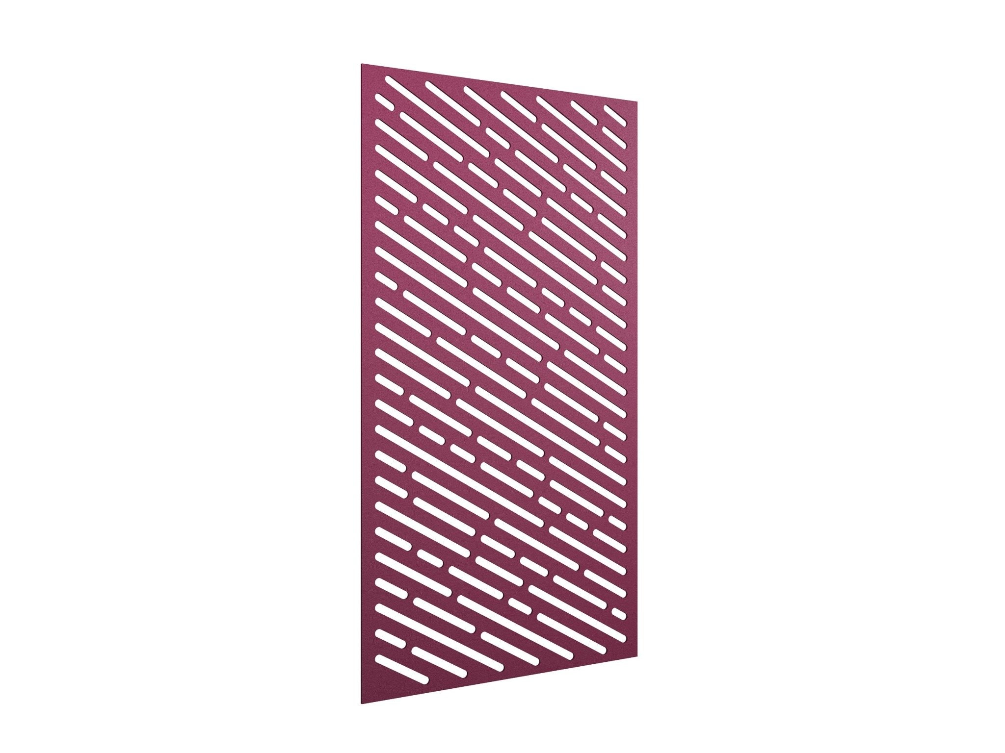 AcoustiQ Hanging Panels - Angle Slots Royal Pink | Office Furniture Designs